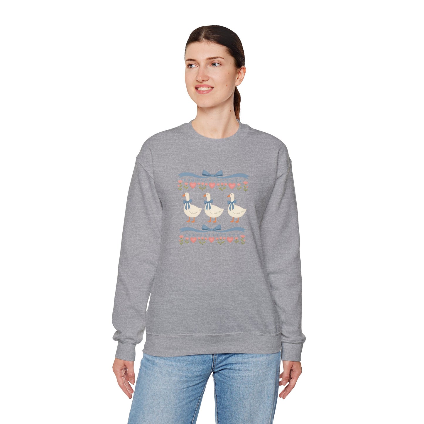 Vintage Geese Unisex Heavy Blend™ Crewneck Sweatshirt