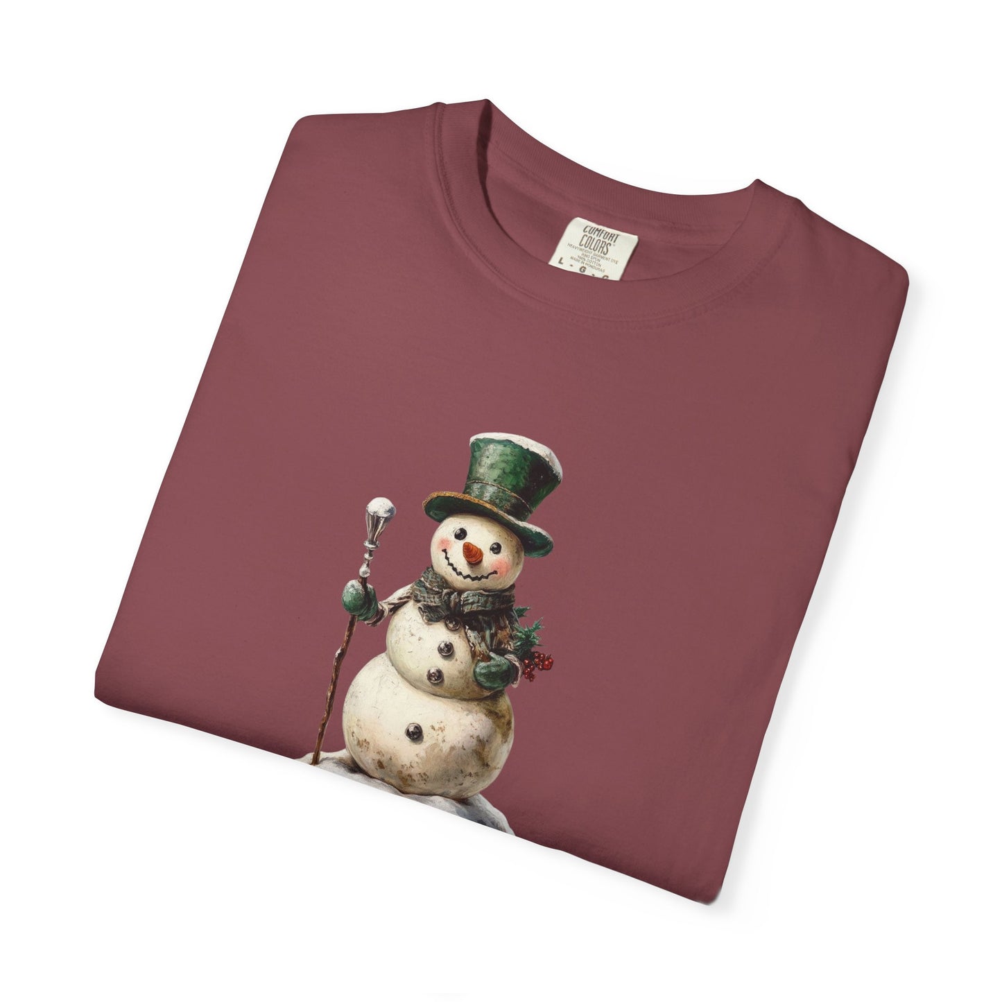 Snowman Unisex Garment-Dyed T-shirt