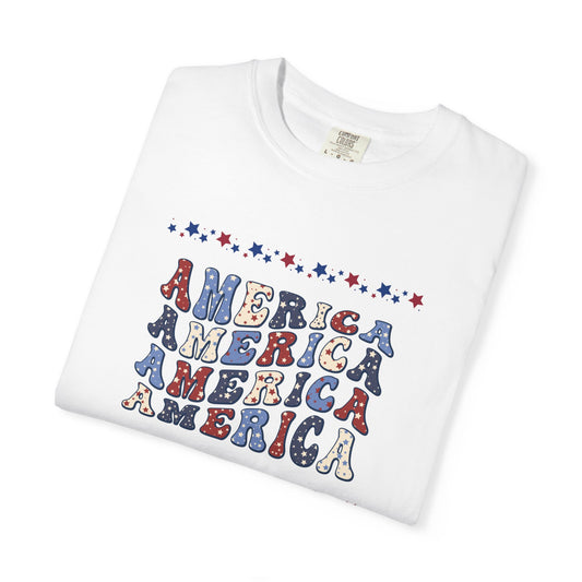 America/4th of July Garment-Dyed T-shirt