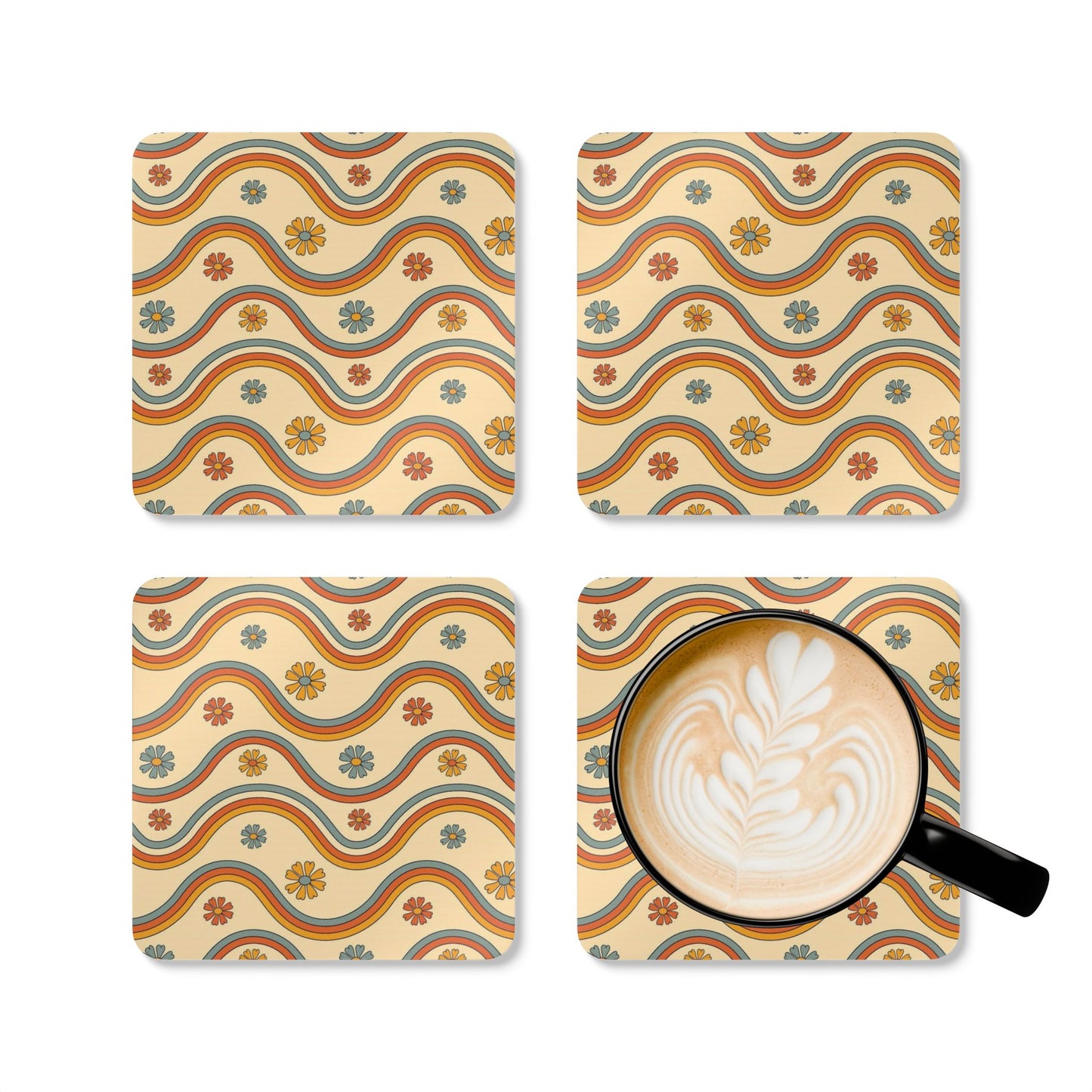 Corkwood Coaster Set