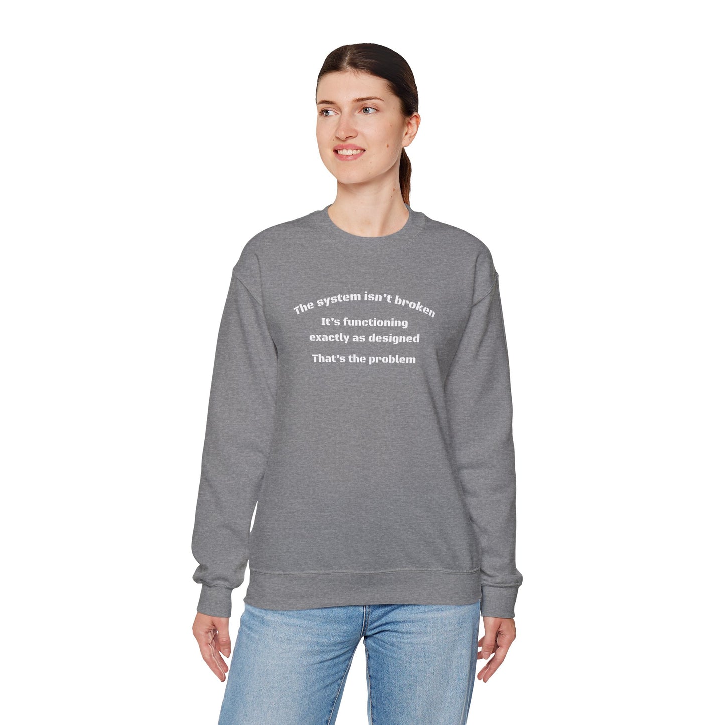 The System Unisex Heavy Blend™ Crewneck Sweatshirt