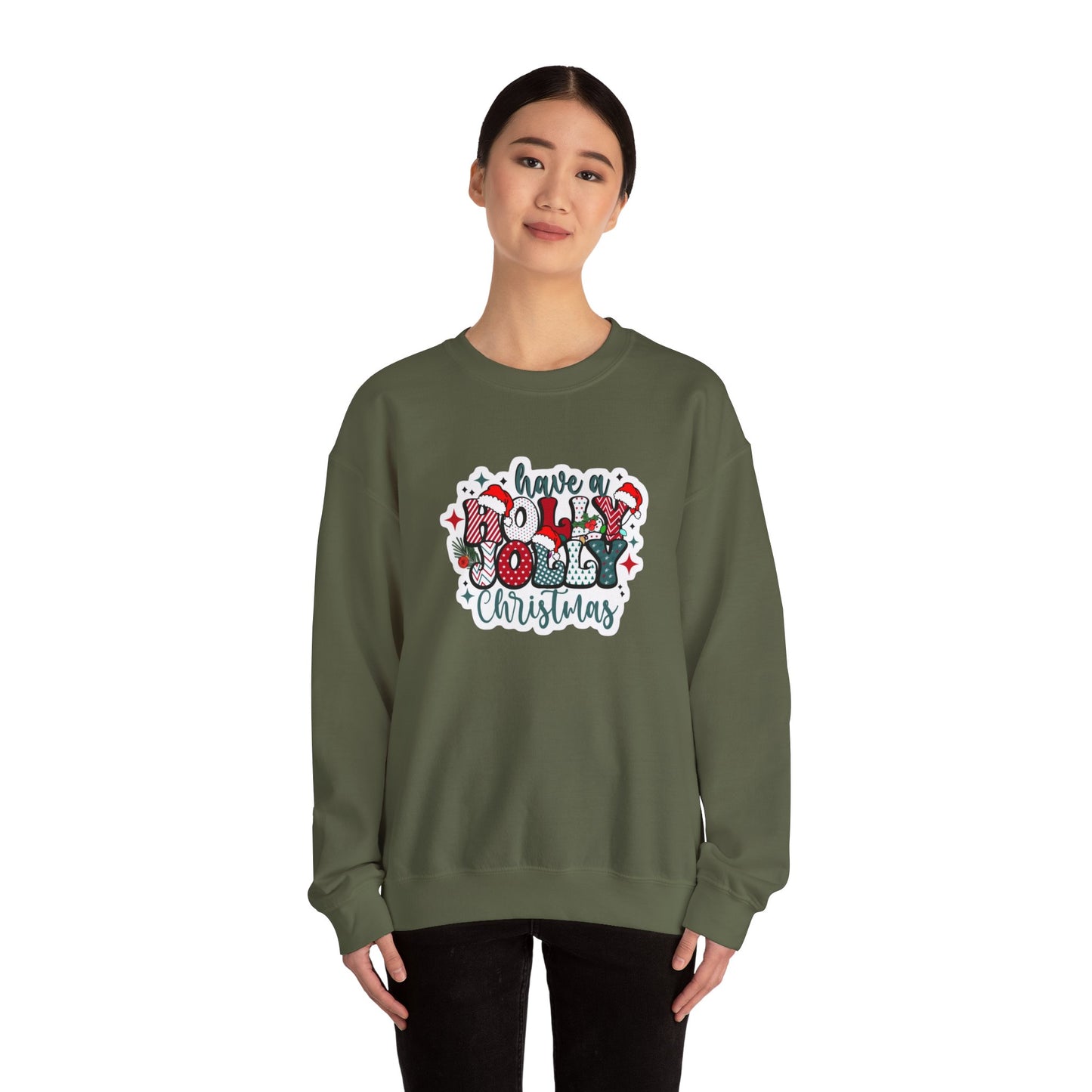 Have a Holly Jolly Christmas Heavy Blend™ Crewneck Sweatshirt