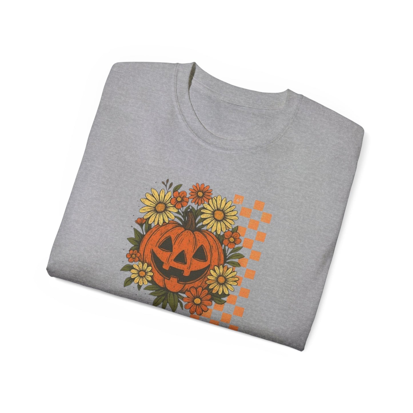 Checkered Jack O' Lantern Ultra Cotton Tee