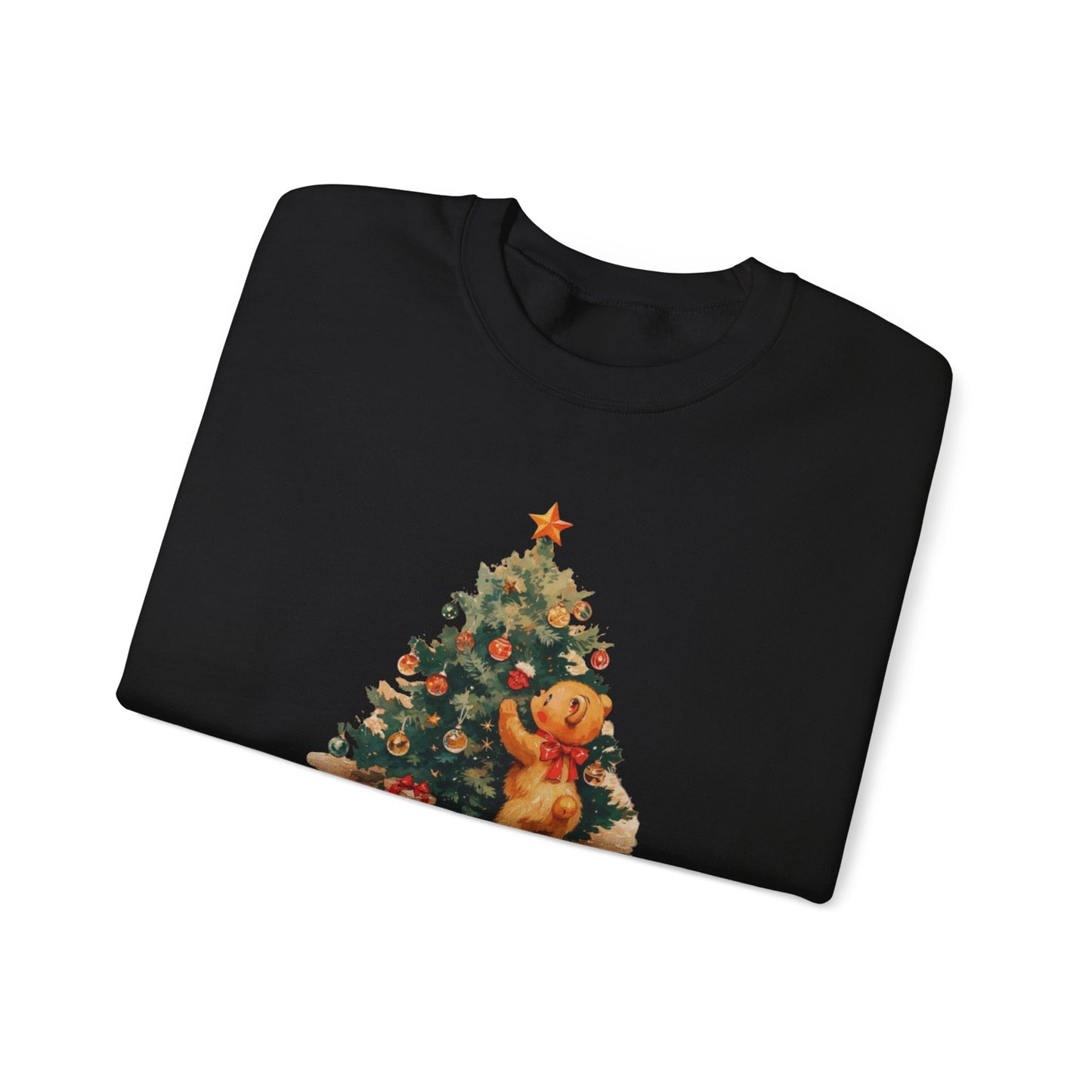 Vintage Christmas Heavy Blend™ Crewneck Sweatshirt