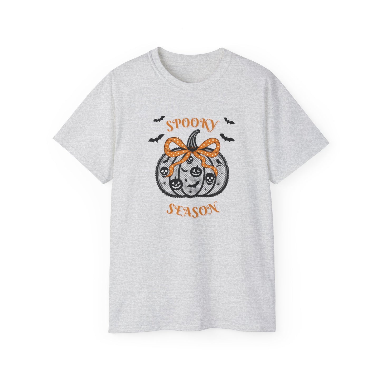 Spooky Season-Laced Pumpkin Unisex Ultra Cotton Tee