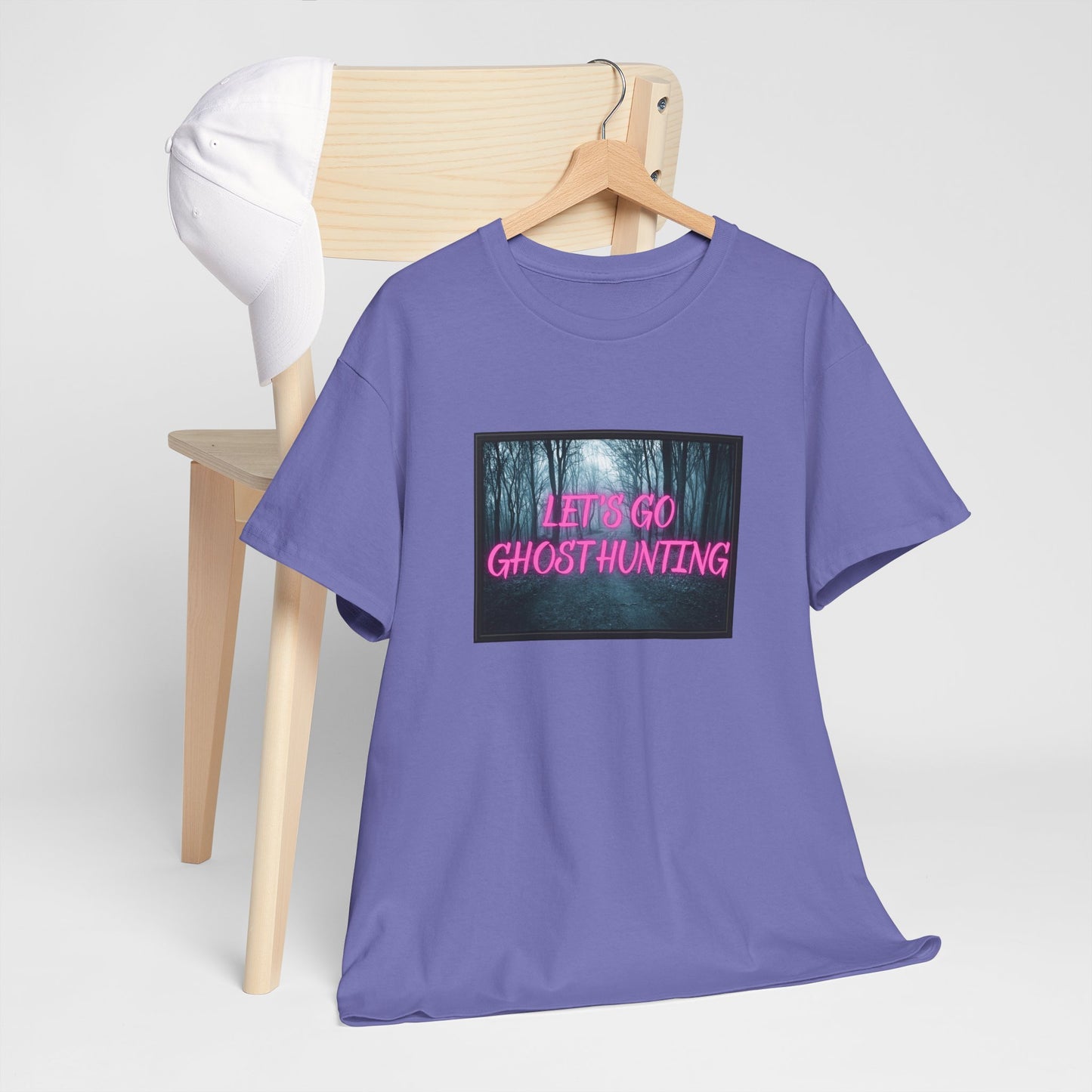 Let's Go Ghost Hunting Unisex Heavy Cotton Tee