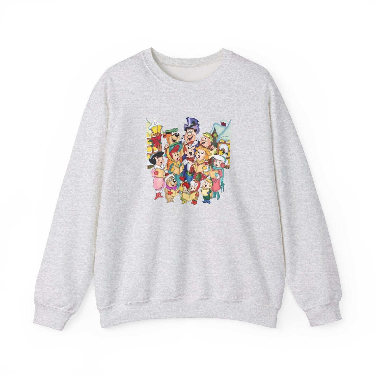 Vintage Cartoon Christmas Unisex Heavy Blend™ Crewneck Sweatshirt