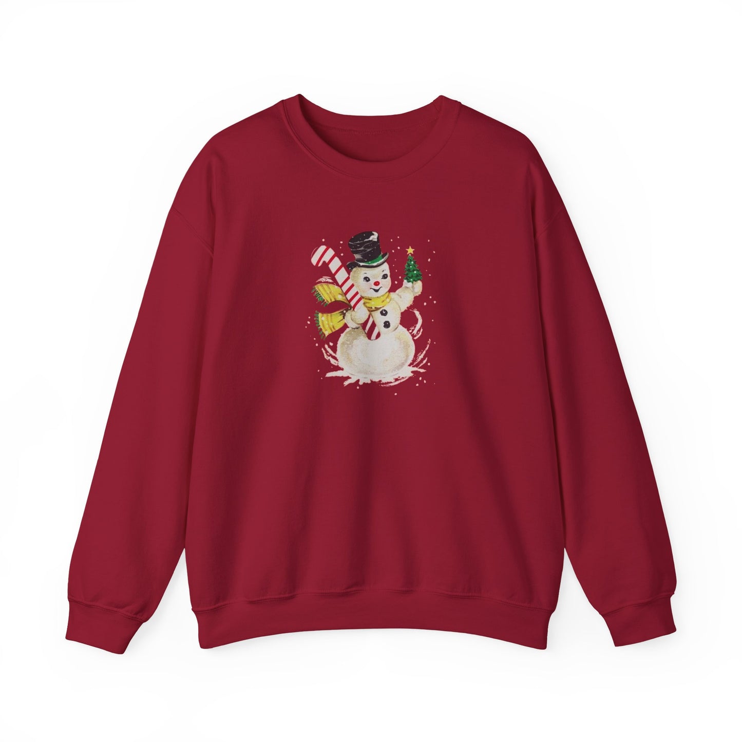 Vintage Snowman Unisex Heavy Blend™ Crewneck Sweatshirt