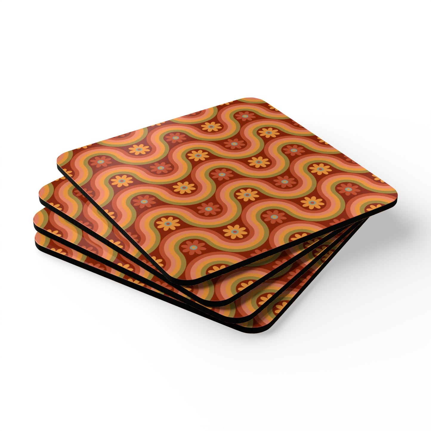Corkwood Coaster Set