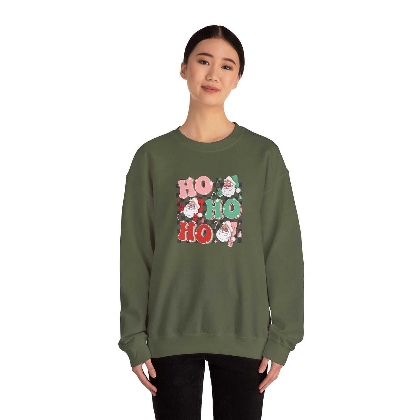 Ho Ho Ho Heavy Blend™ Crewneck Sweatshirt