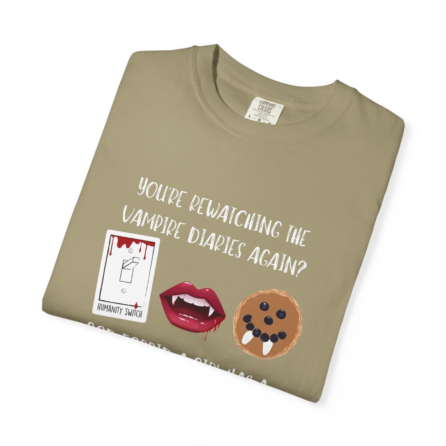 The Vampire Diaries inspired Garment-Dyed T-shirt