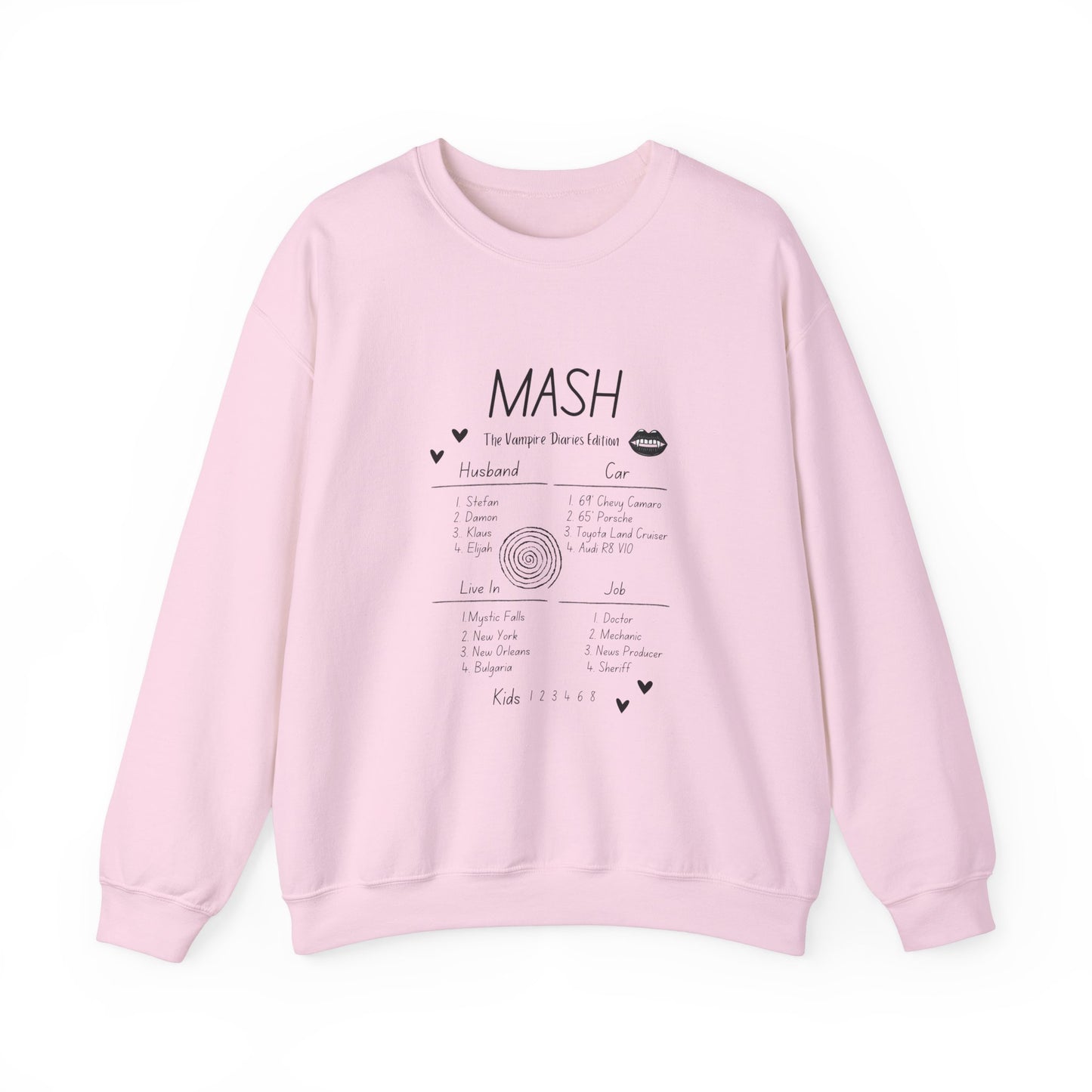 90s MASH The Vampire Diaries Edition Unisex Heavy Blend™ Crewneck Sweatshirt