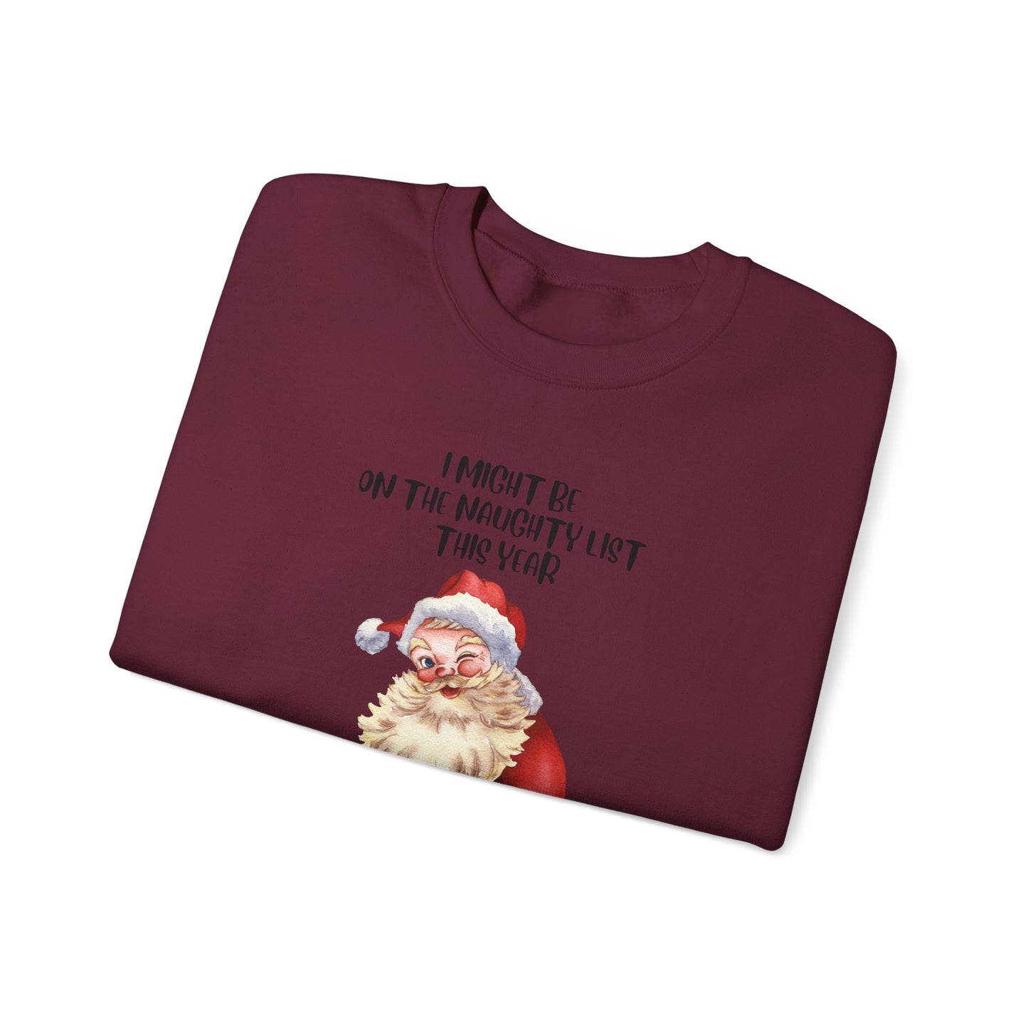 Naughty List This Year Unisex Heavy Blend™ Crewneck Sweatshirt