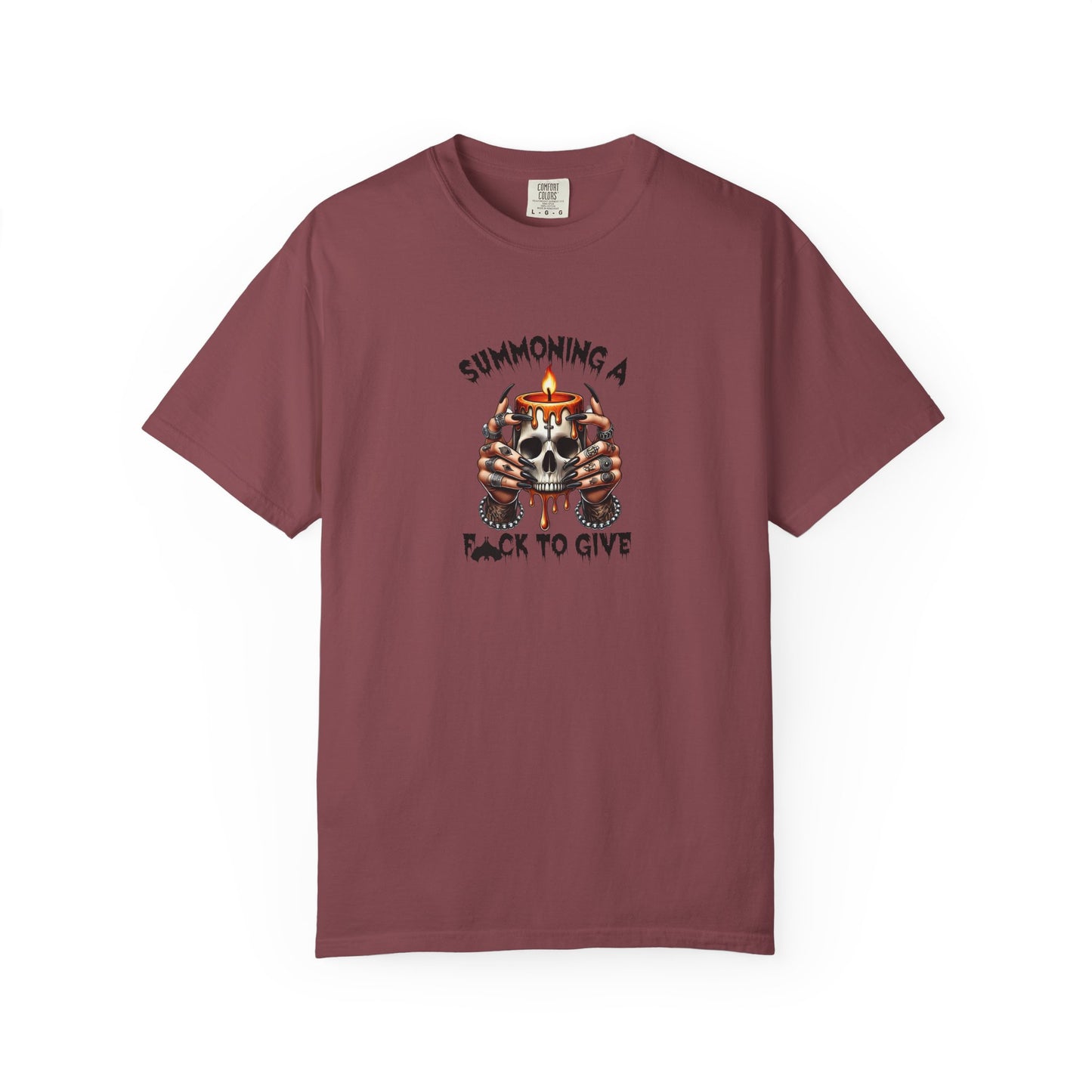 Summoning a F To Give Unisex Garment-Dyed T-shirt