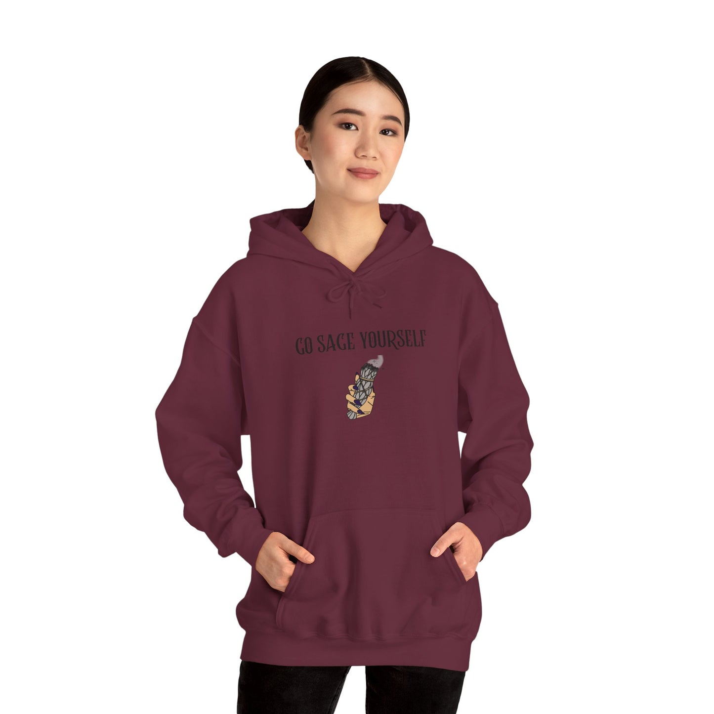 GO SAGE YOURSELF Heavy Blend™ Hooded Sweatshirt