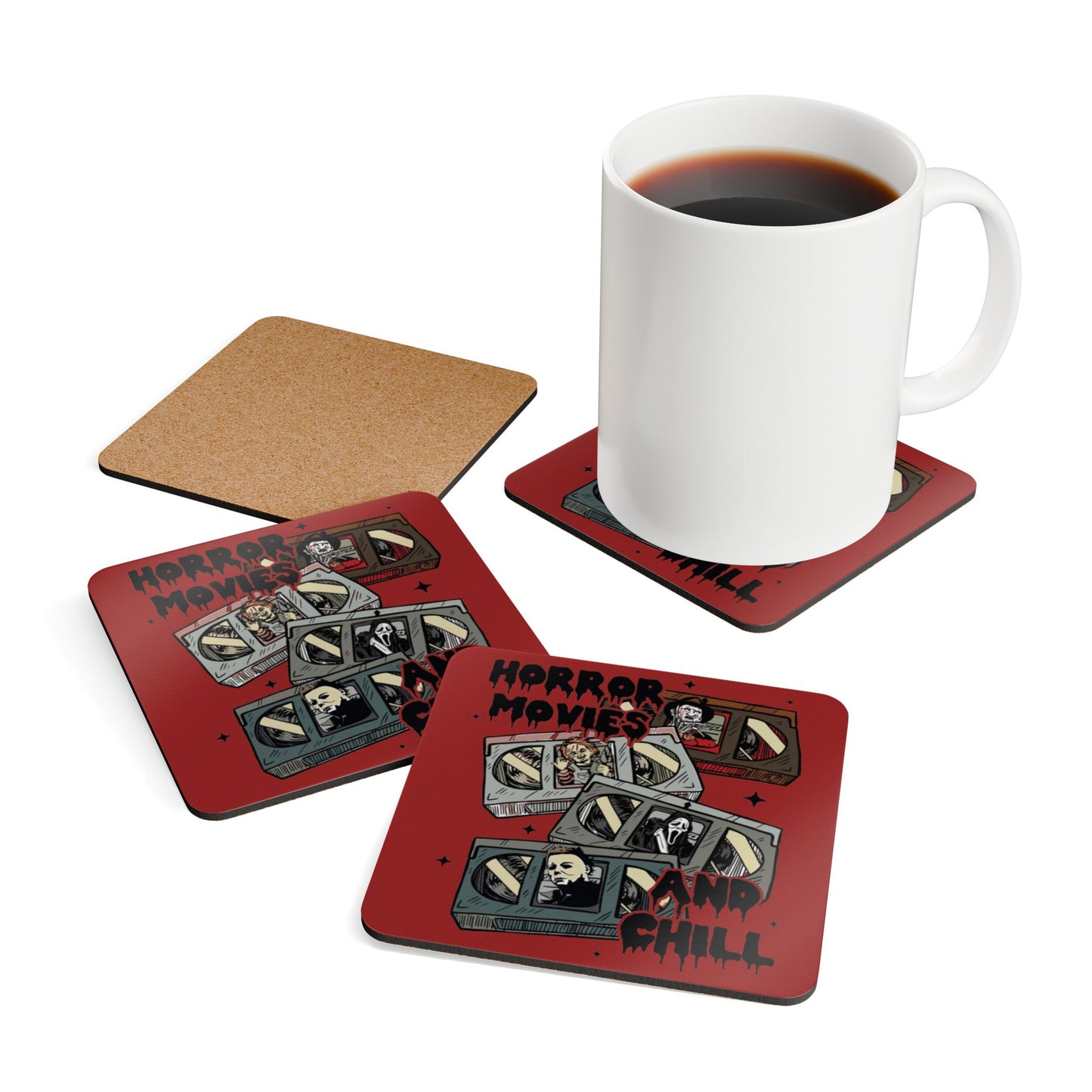 Corkwood Coaster Set