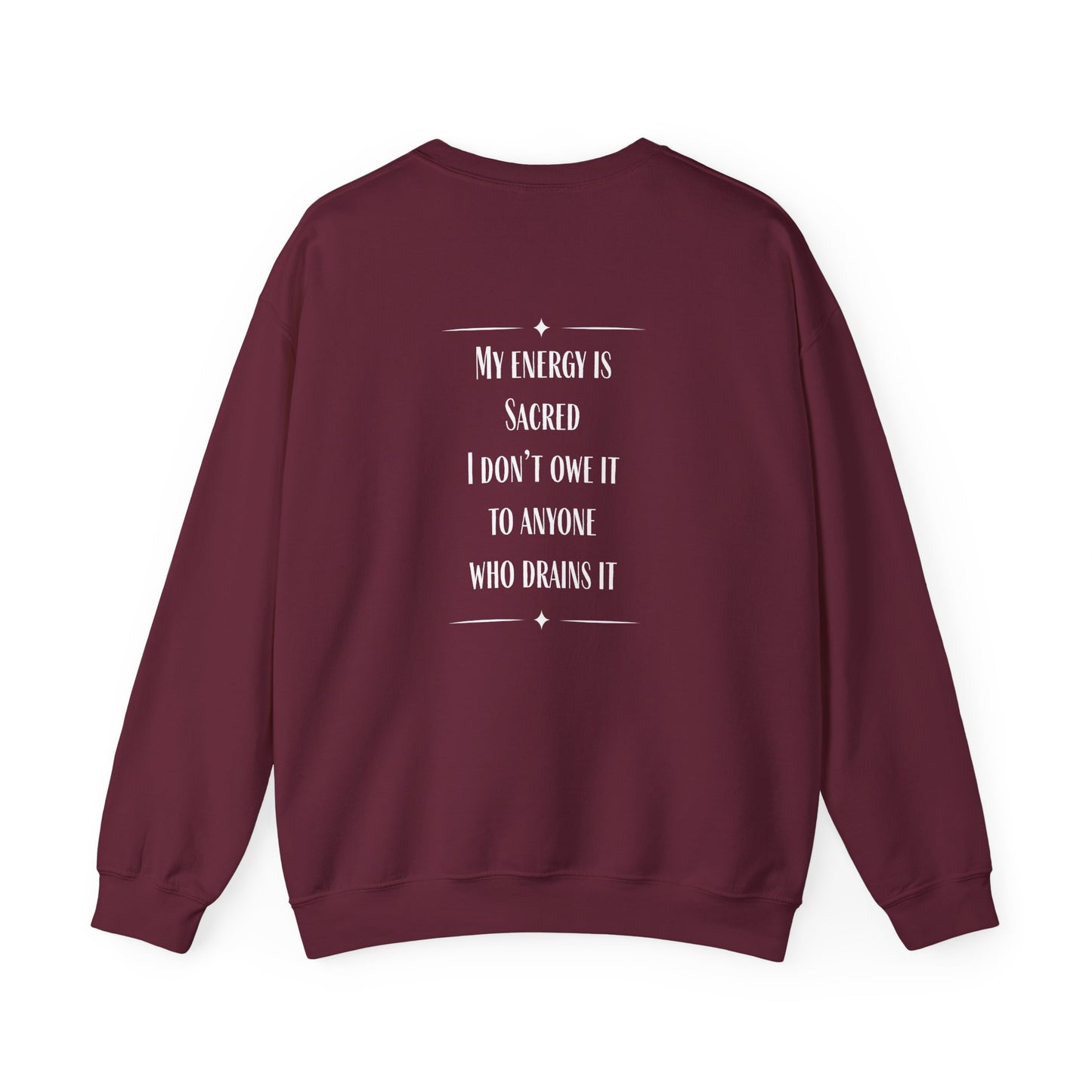My Energy is Sacred Unisex Heavy Blend™ Crewneck Sweatshirt