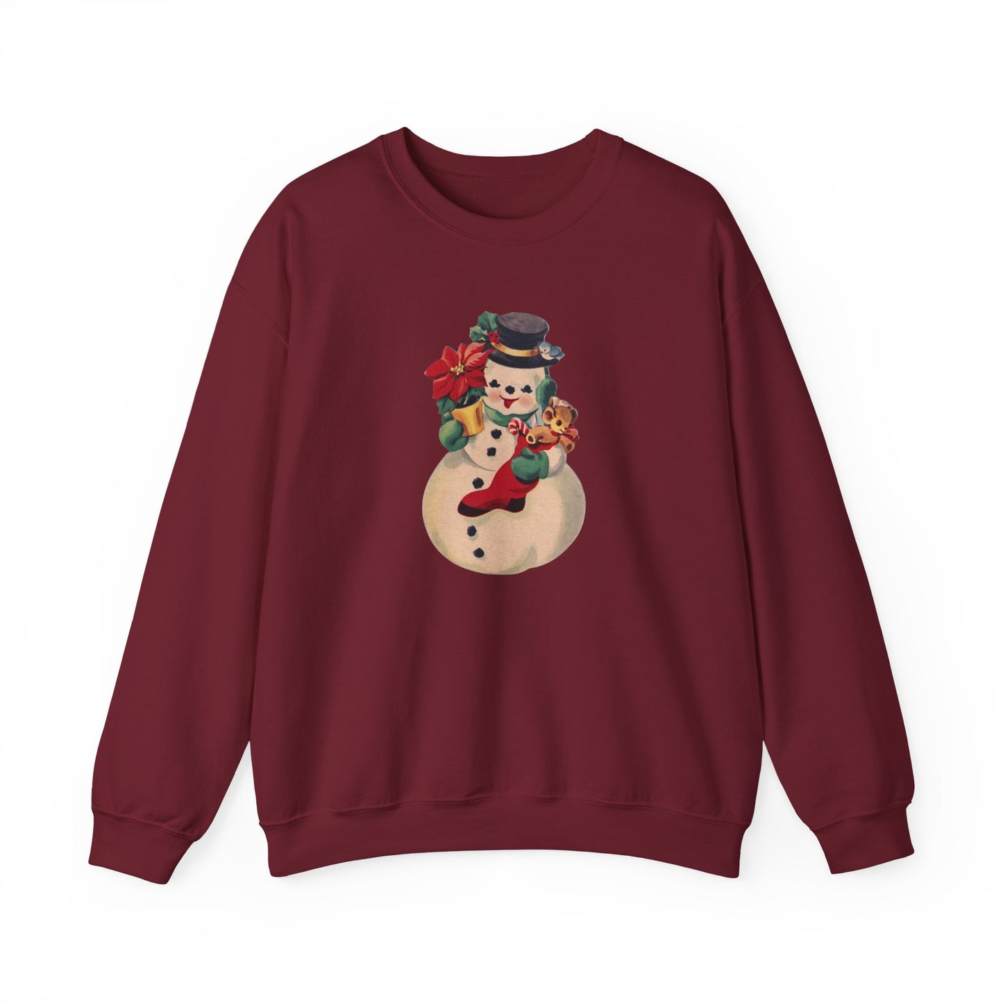 Vintage Snowman Unisex Heavy Blend™ Crewneck Sweatshirt