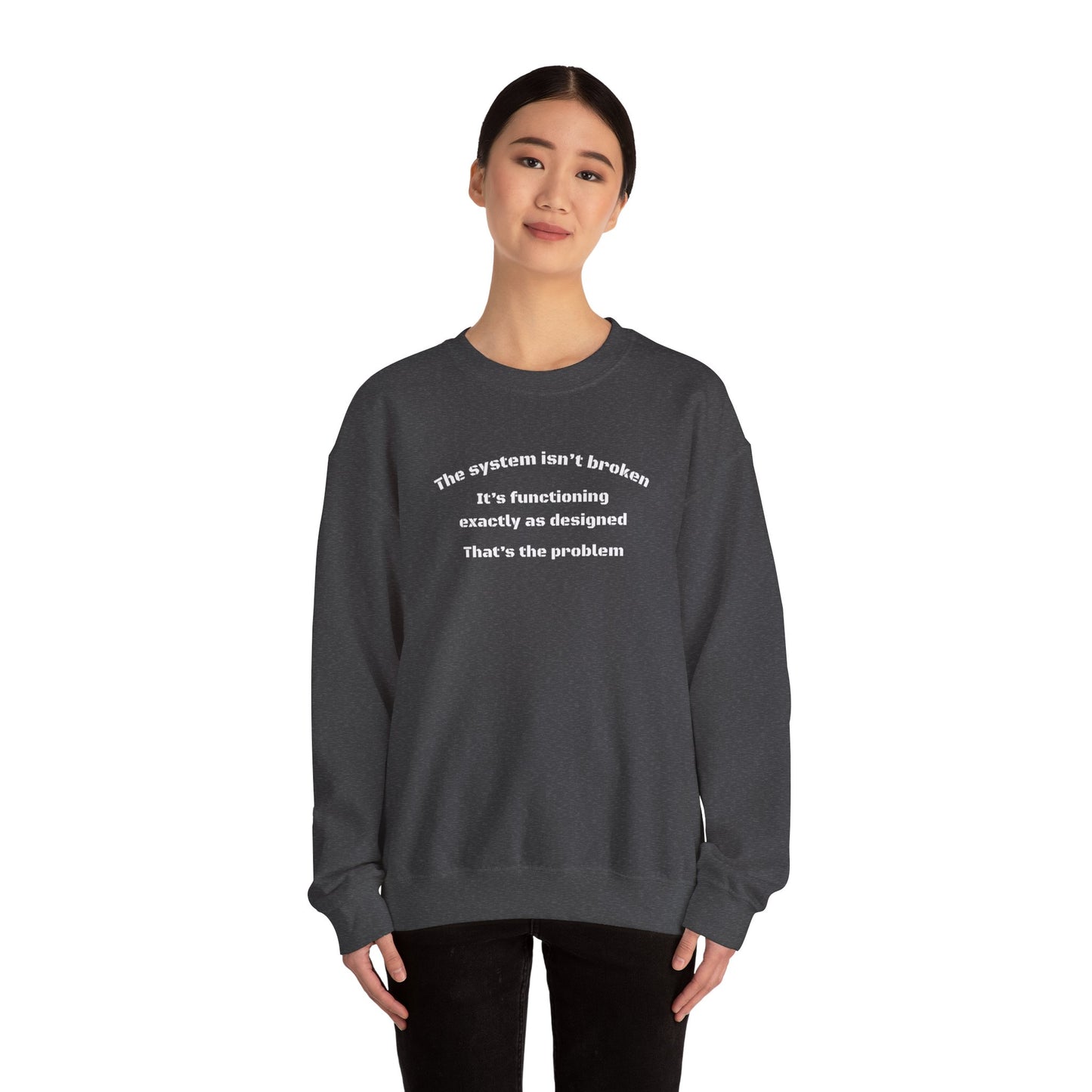 The System Unisex Heavy Blend™ Crewneck Sweatshirt