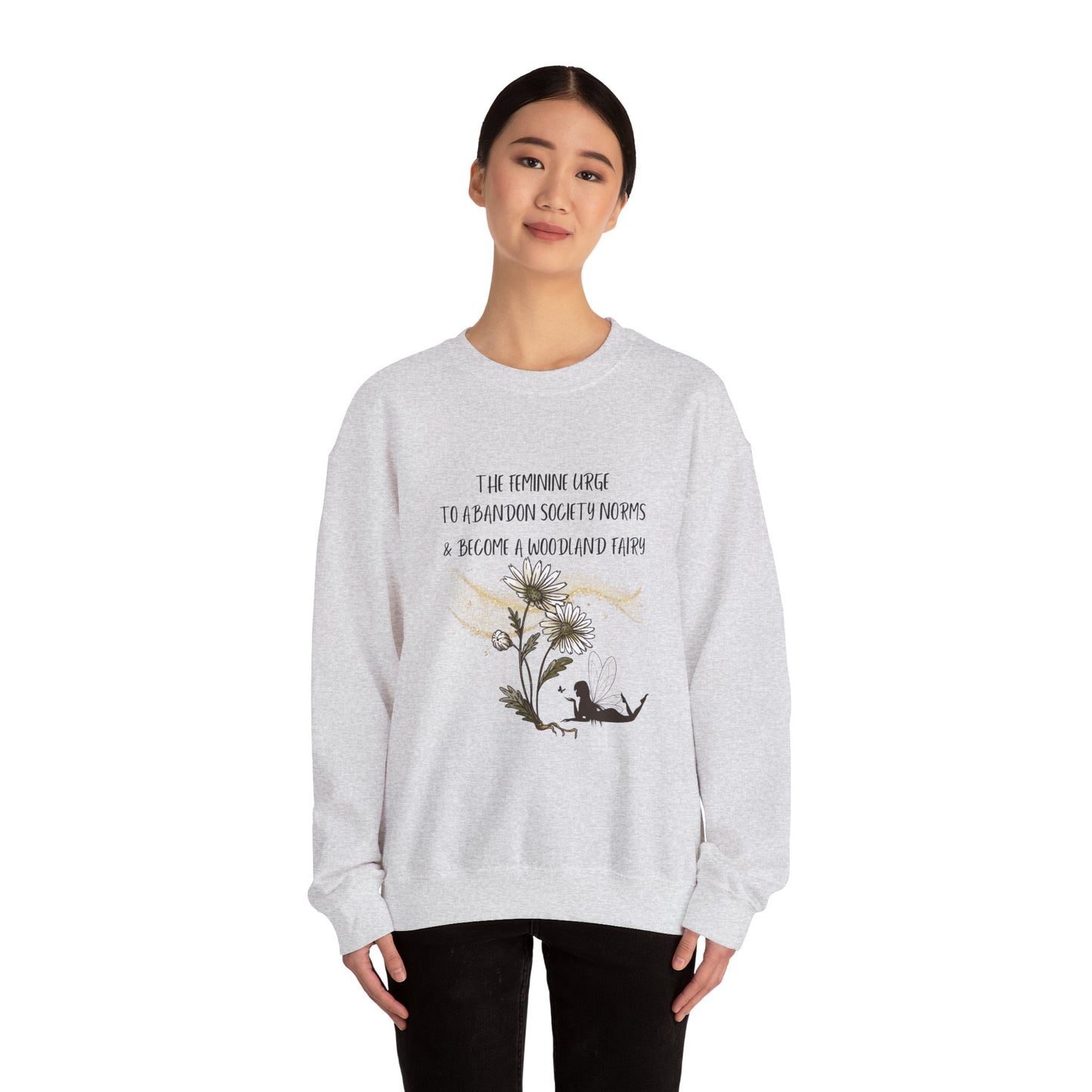 Woodland Fairy Unisex Heavy Blend™ Crewneck Sweatshirt