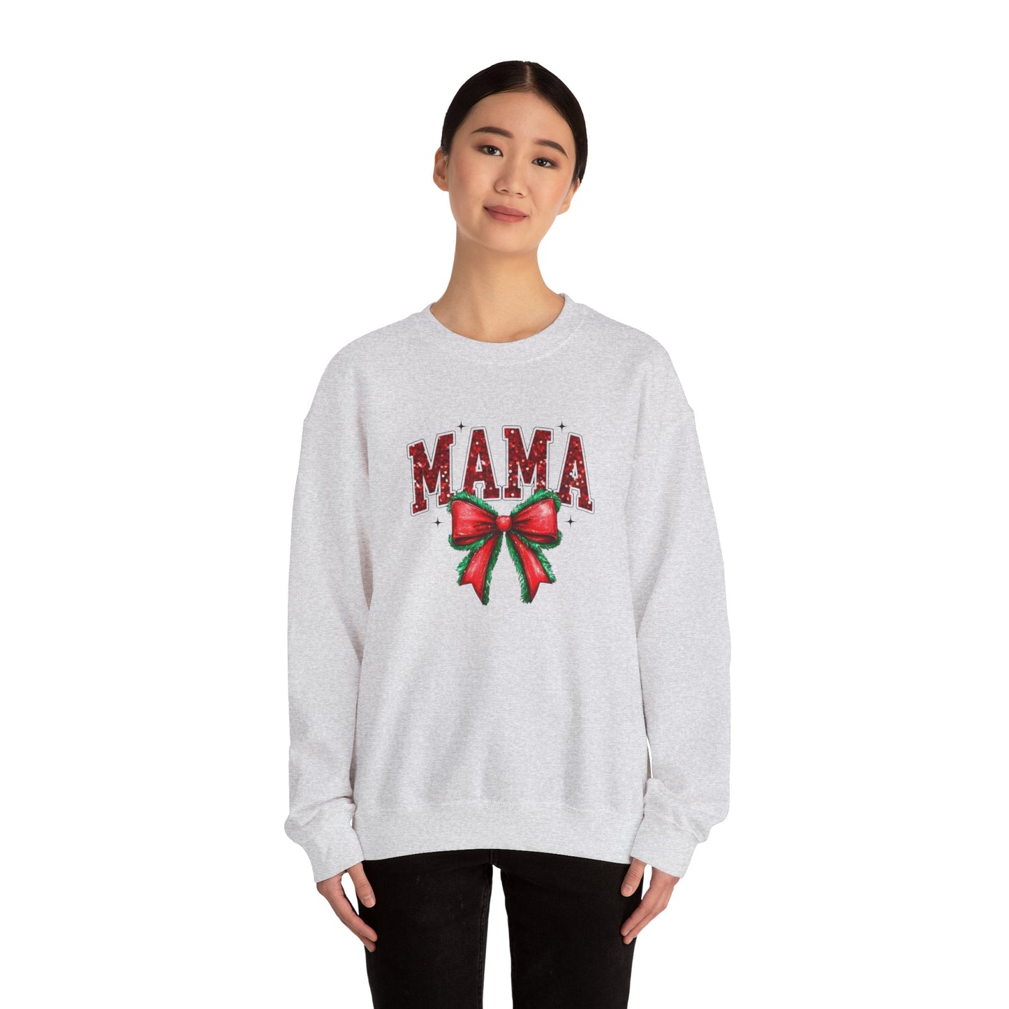 Christmas Mama Heavy Blend™ Crewneck Sweatshirt
