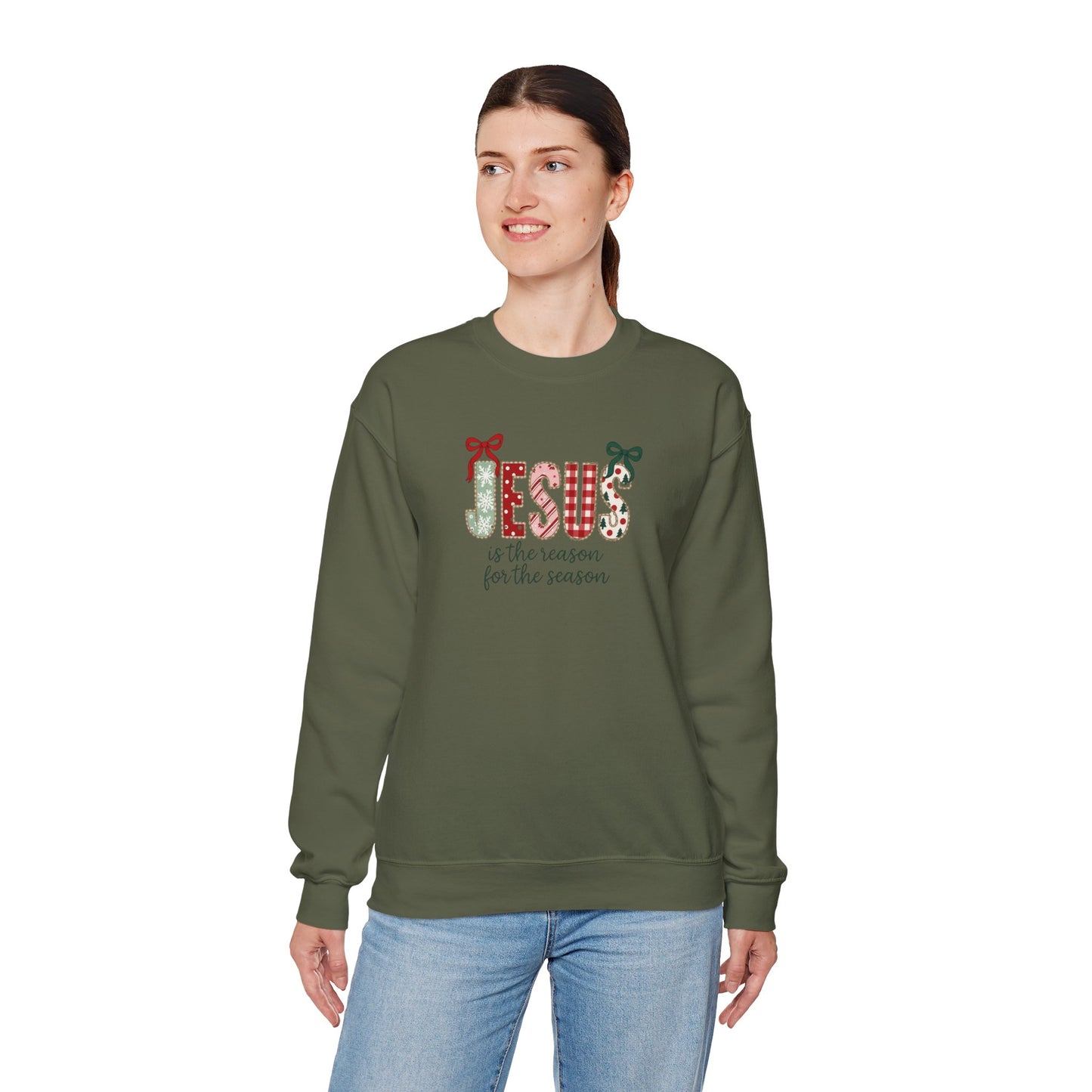 Jesus Is The Reason For The Season Unisex Heavy Blend™ Crewneck Sweatshirt