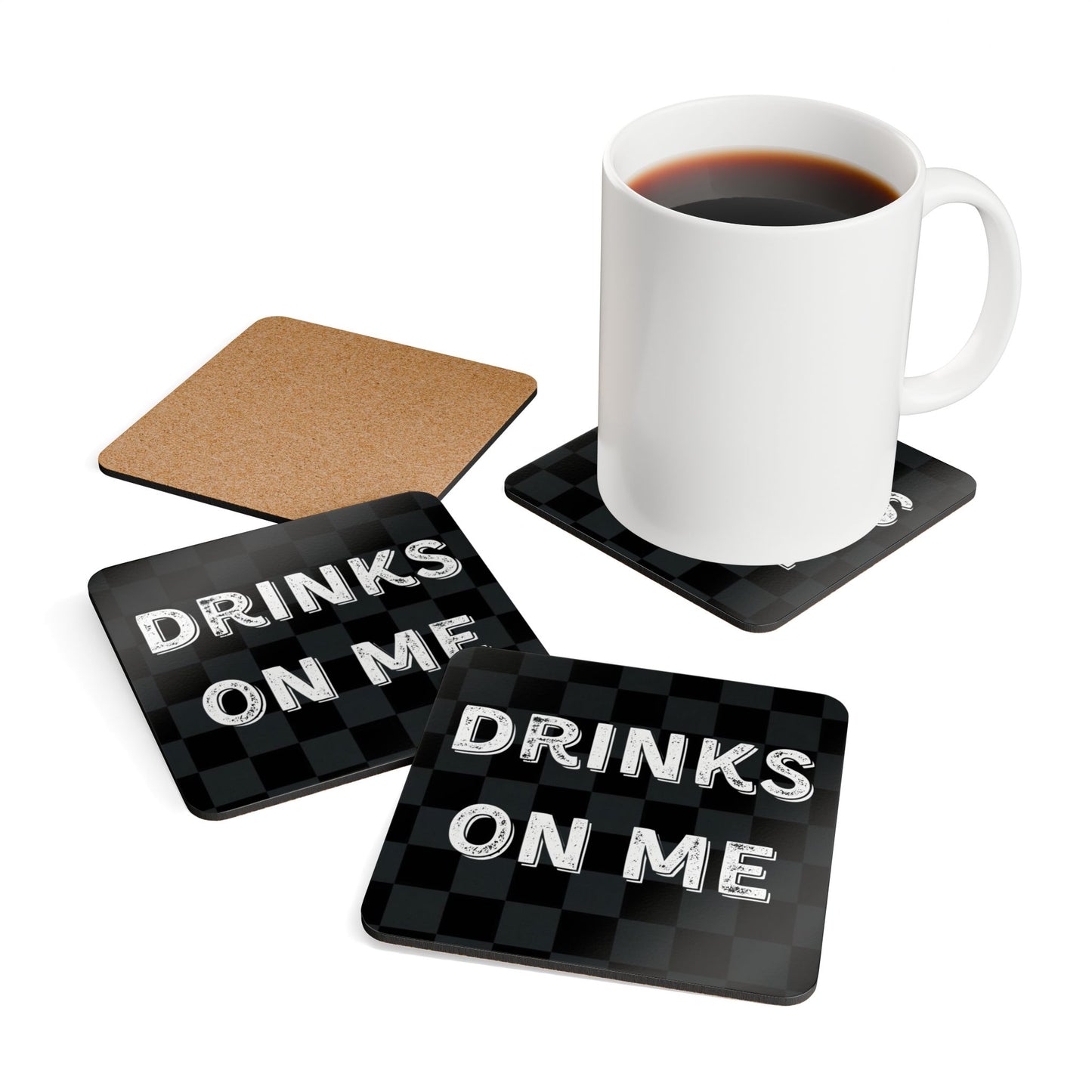 Corkwood Coaster Set