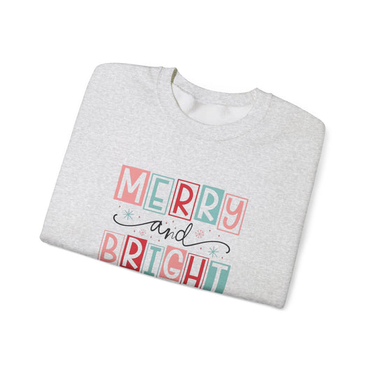 Merry & Bright Unisex Heavy Blend™ Crewneck Sweatshirt