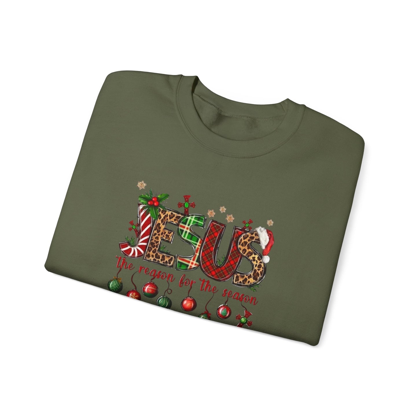 Jesus is the Reason for the Season Heavy Blend™ Crewneck Sweatshirt