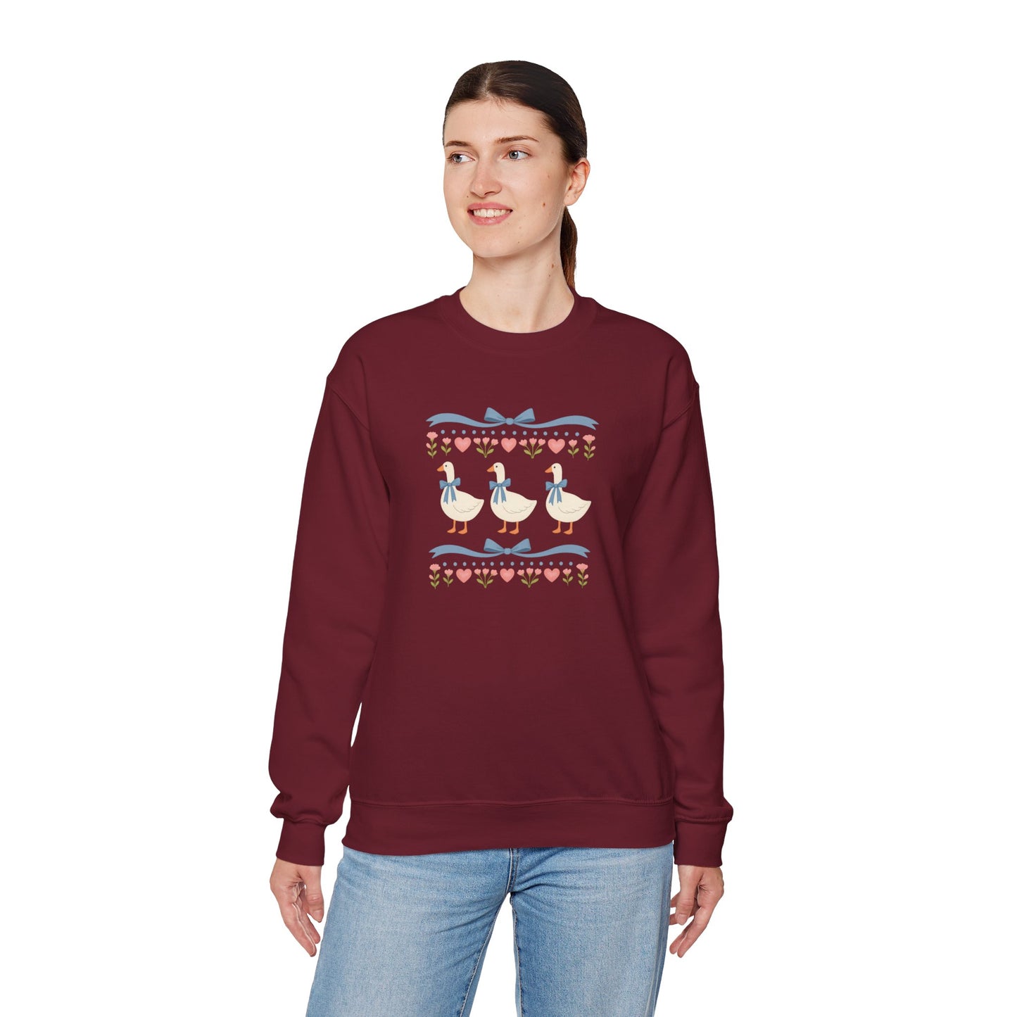 Vintage Geese Unisex Heavy Blend™ Crewneck Sweatshirt