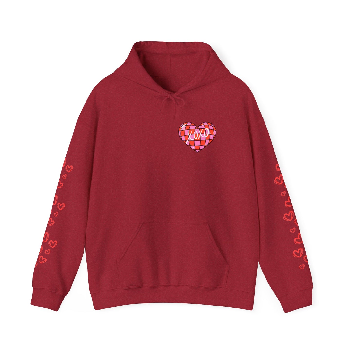 XOXO Hearts Unisex Heavy Blend™ Hooded Sweatshirt