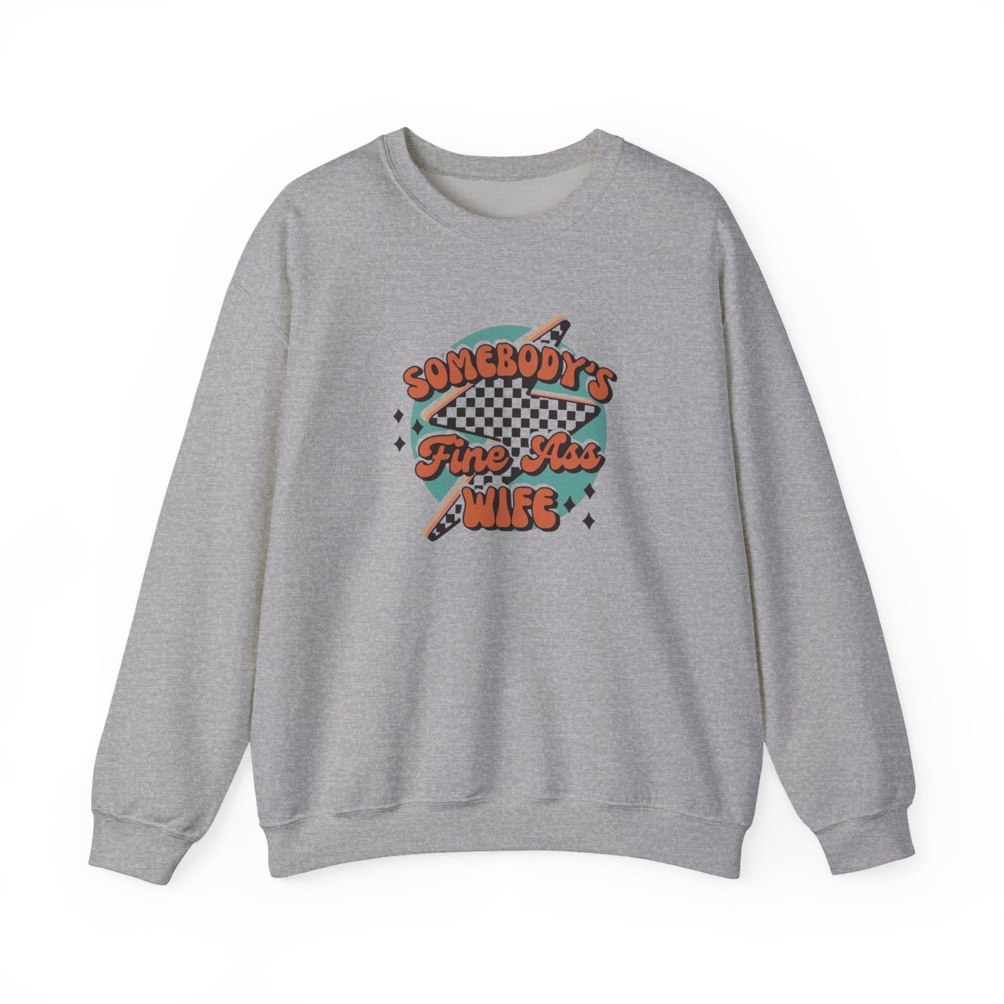 Somebody's Fine A** Wife Heavy Blend™ Crewneck Sweatshirt