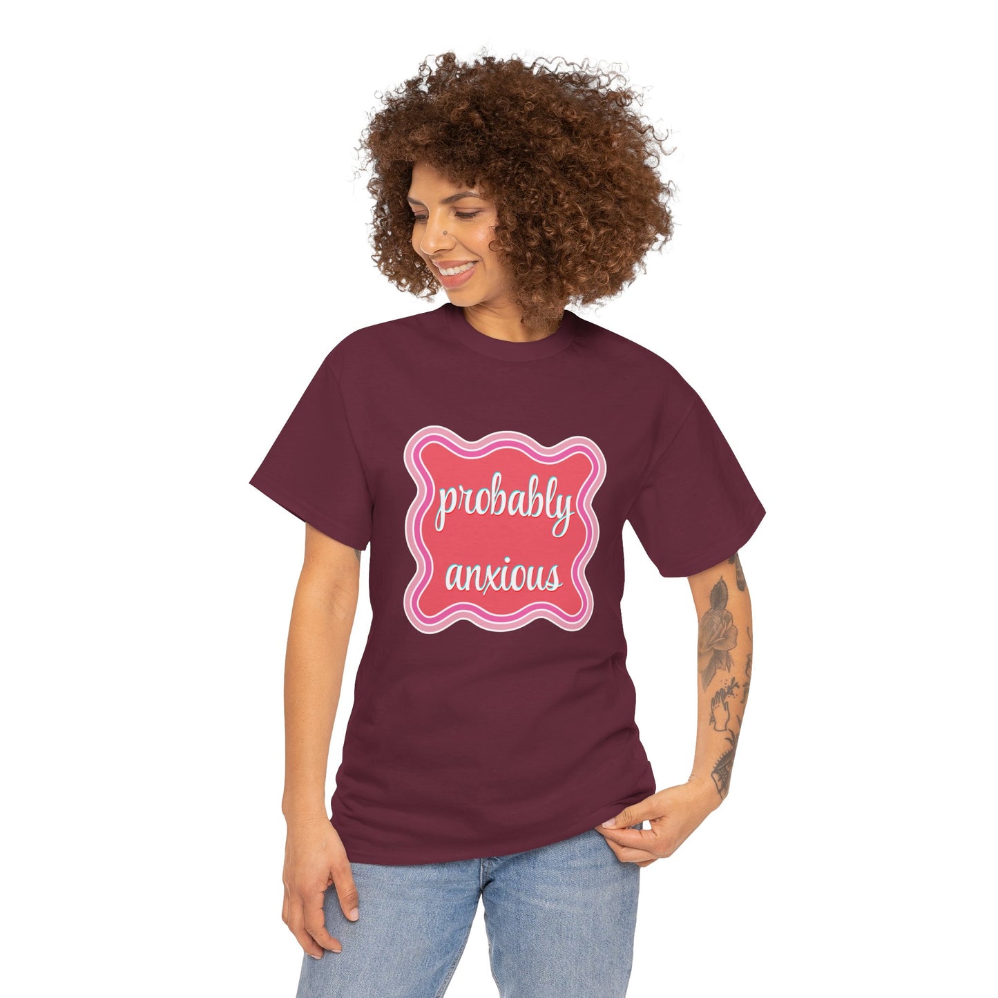 Probably Anxious Unisex Heavy Cotton Tee