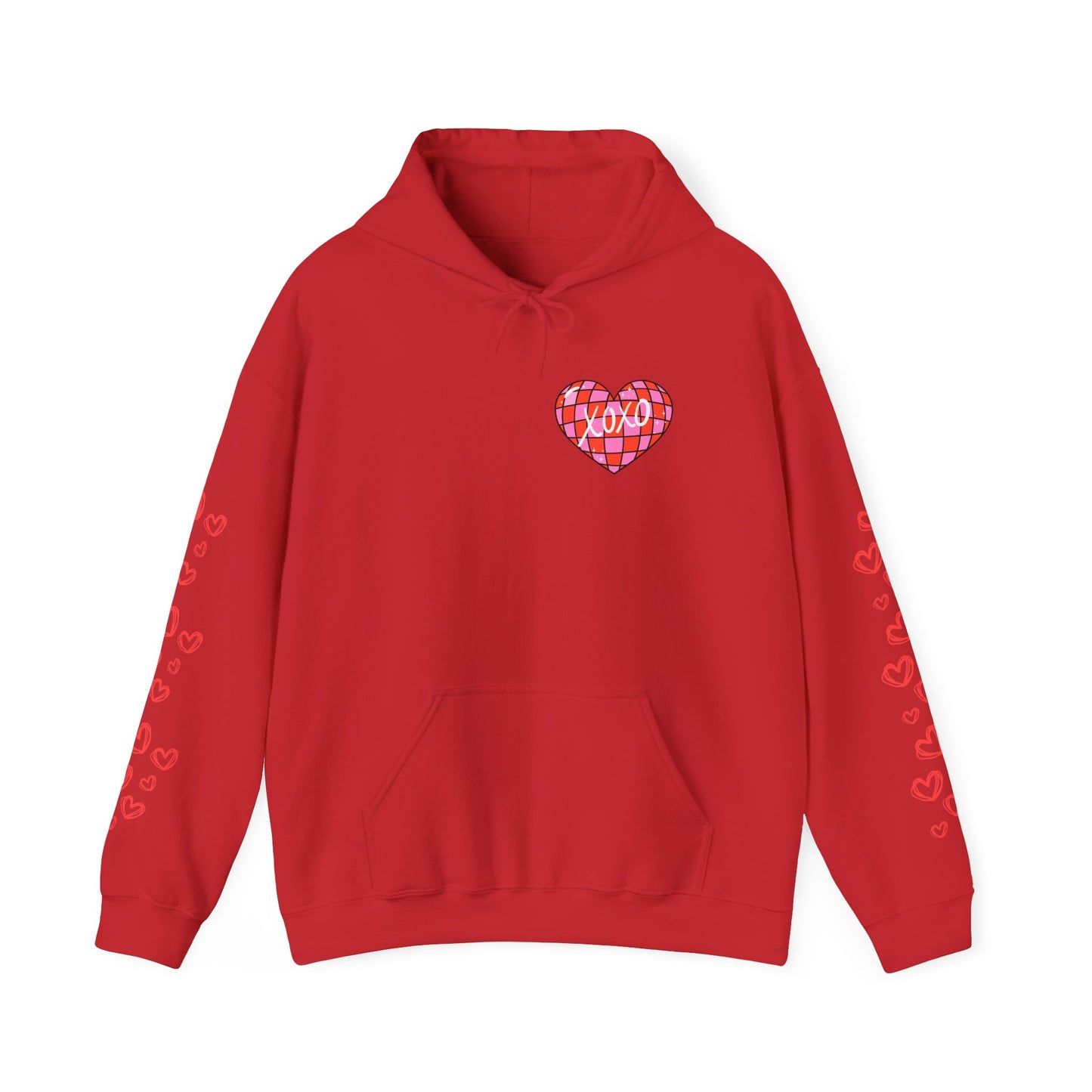 XOXO Hearts Unisex Heavy Blend™ Hooded Sweatshirt