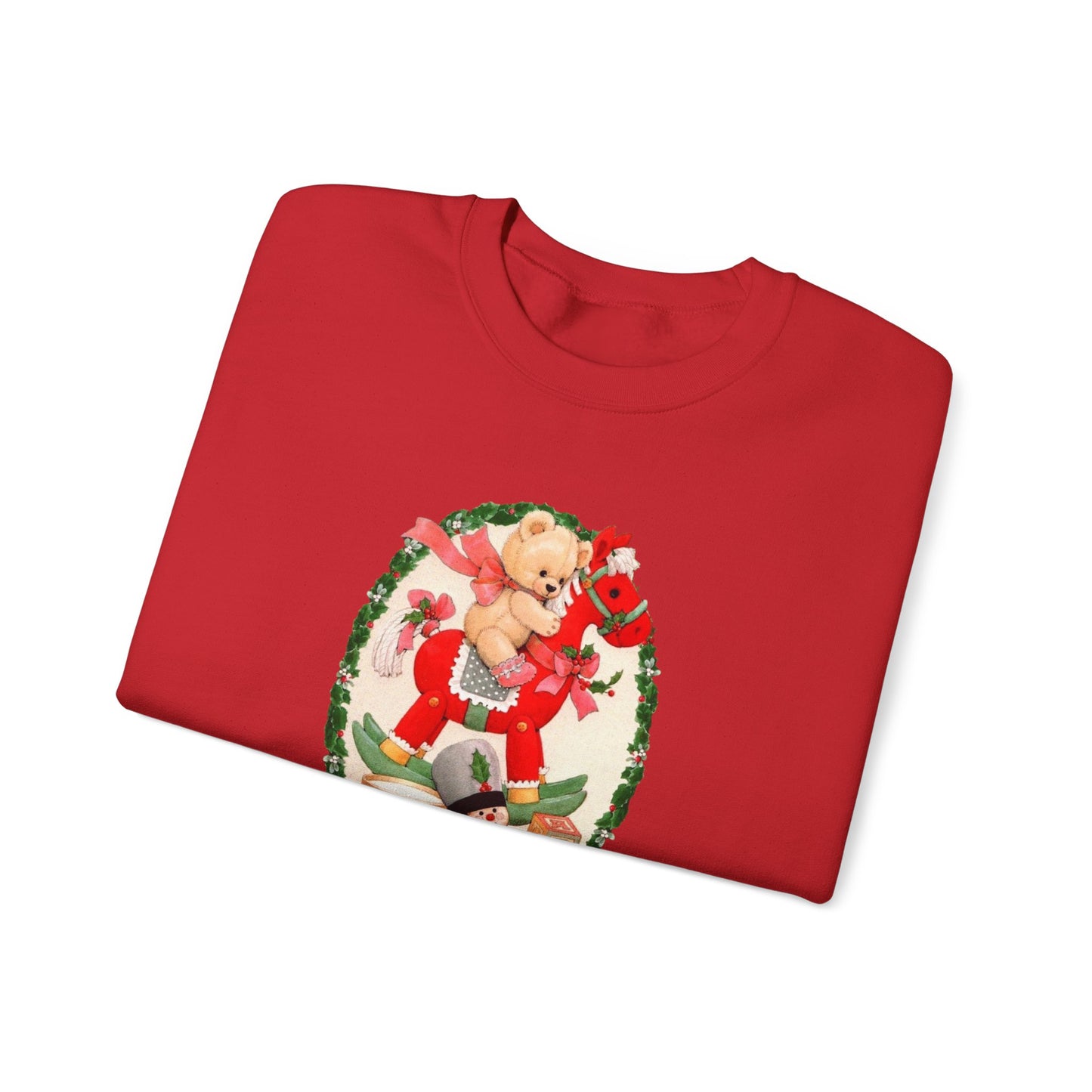 Vintage Christmas Toys Unisex Heavy Blend™ Crewneck Sweatshirt