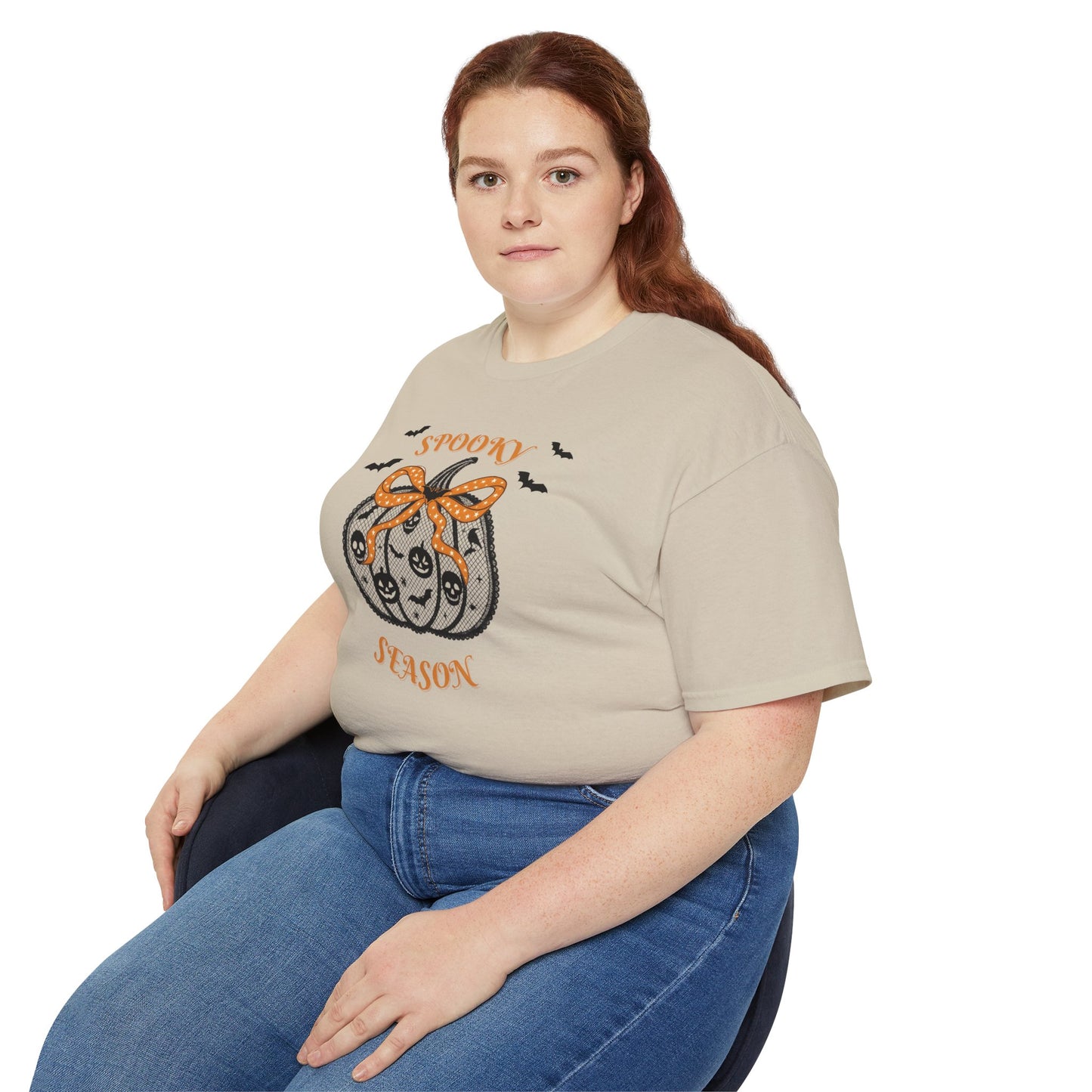 Spooky Season-Laced Pumpkin Unisex Ultra Cotton Tee