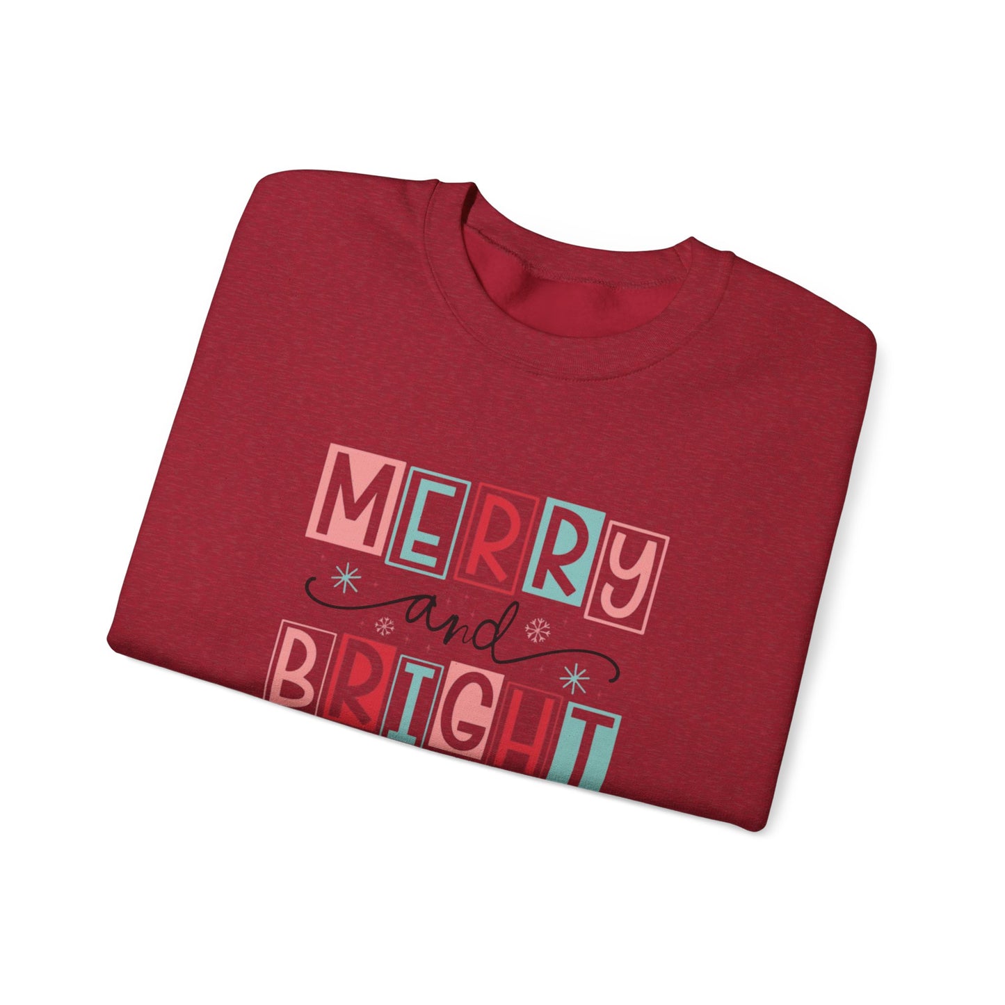 Merry & Bright Unisex Heavy Blend™ Crewneck Sweatshirt