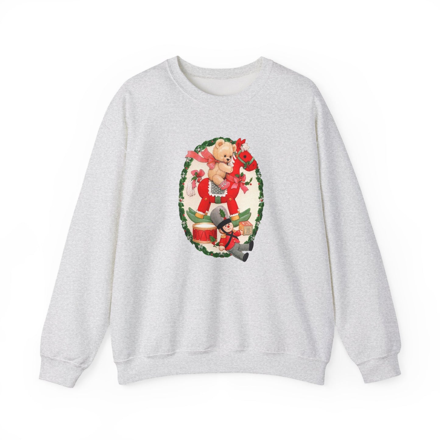 Vintage Christmas Toys Unisex Heavy Blend™ Crewneck Sweatshirt