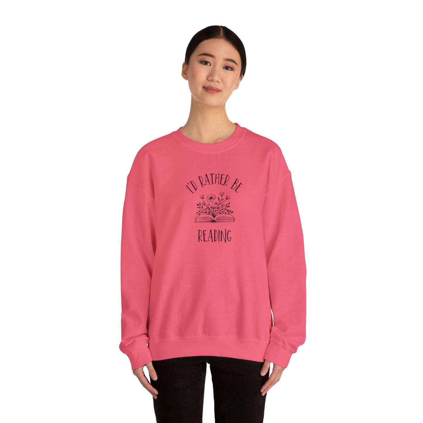 I'd Rather Be Reading Heavy Blend™ Crewneck Sweatshirt
