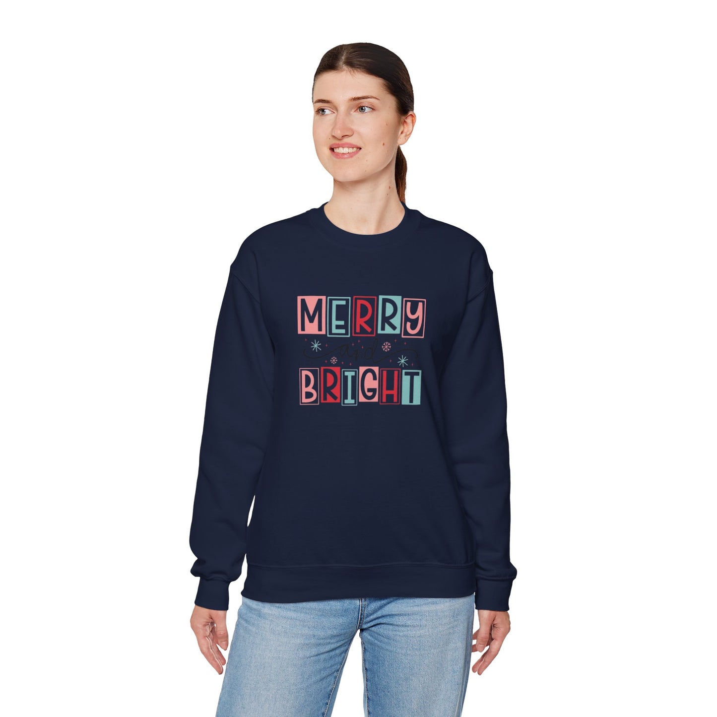 Merry & Bright Unisex Heavy Blend™ Crewneck Sweatshirt