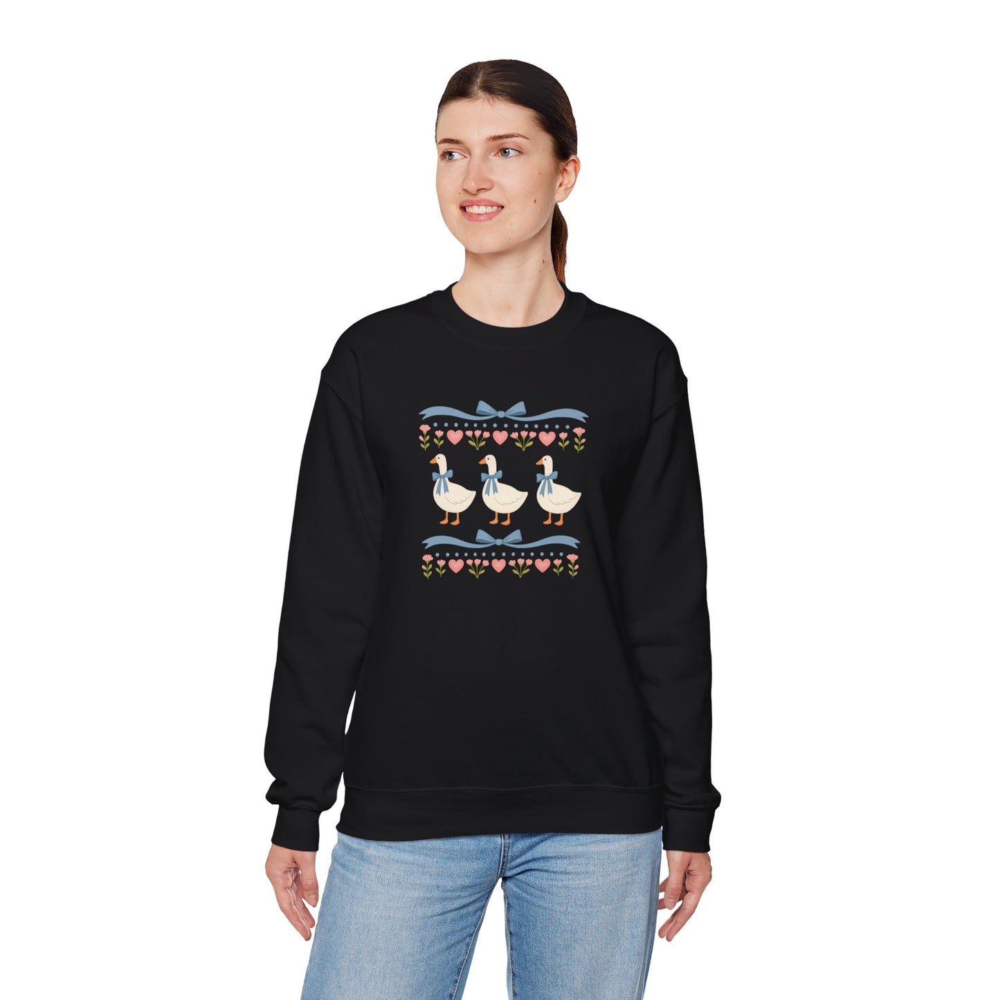 Vintage Geese Unisex Heavy Blend™ Crewneck Sweatshirt