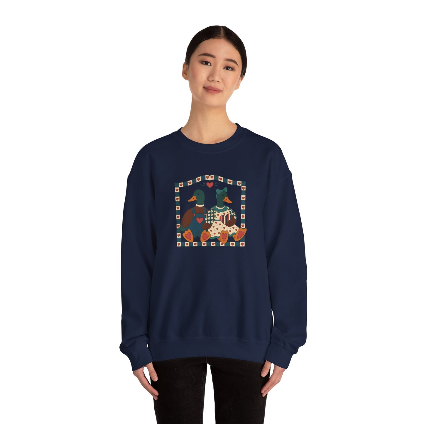 Vintage Geese Unisex Heavy Blend™ Crewneck Sweatshirt
