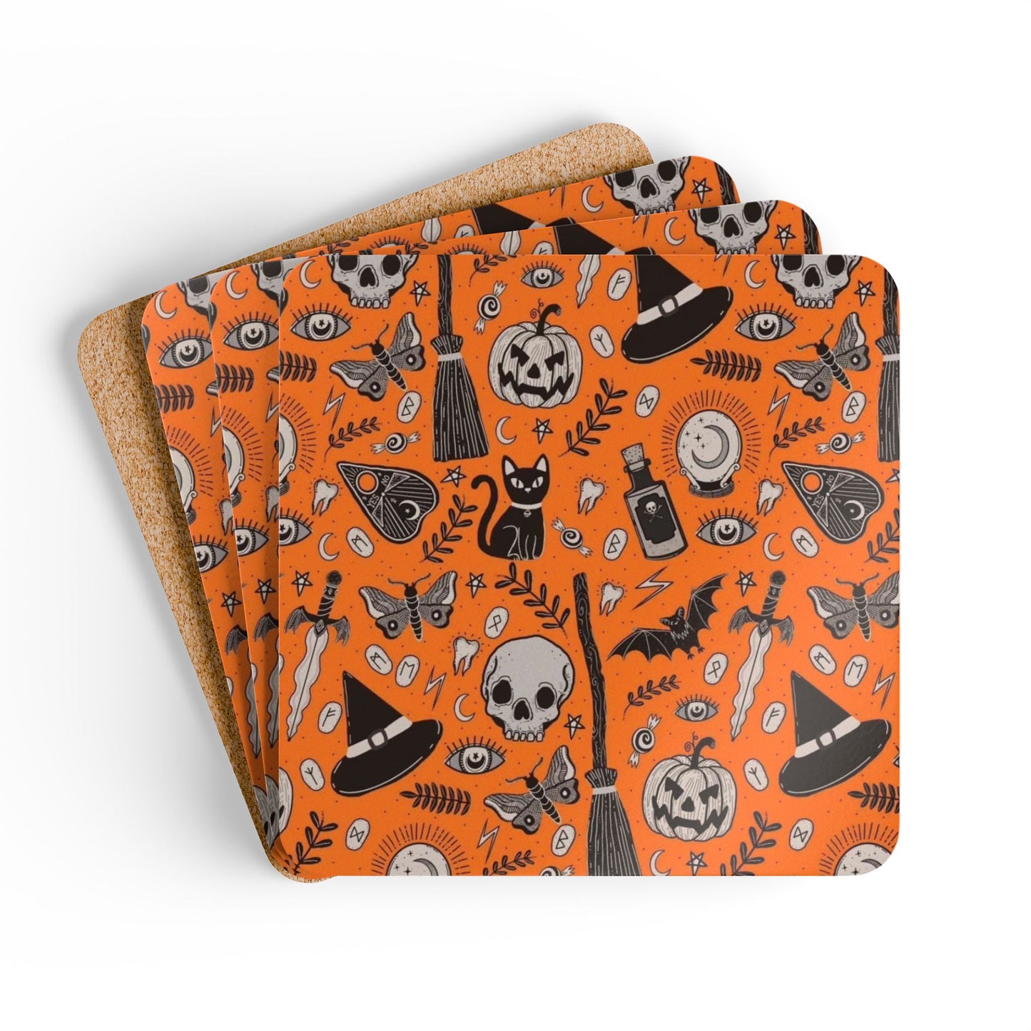 Corkwood Coaster Set