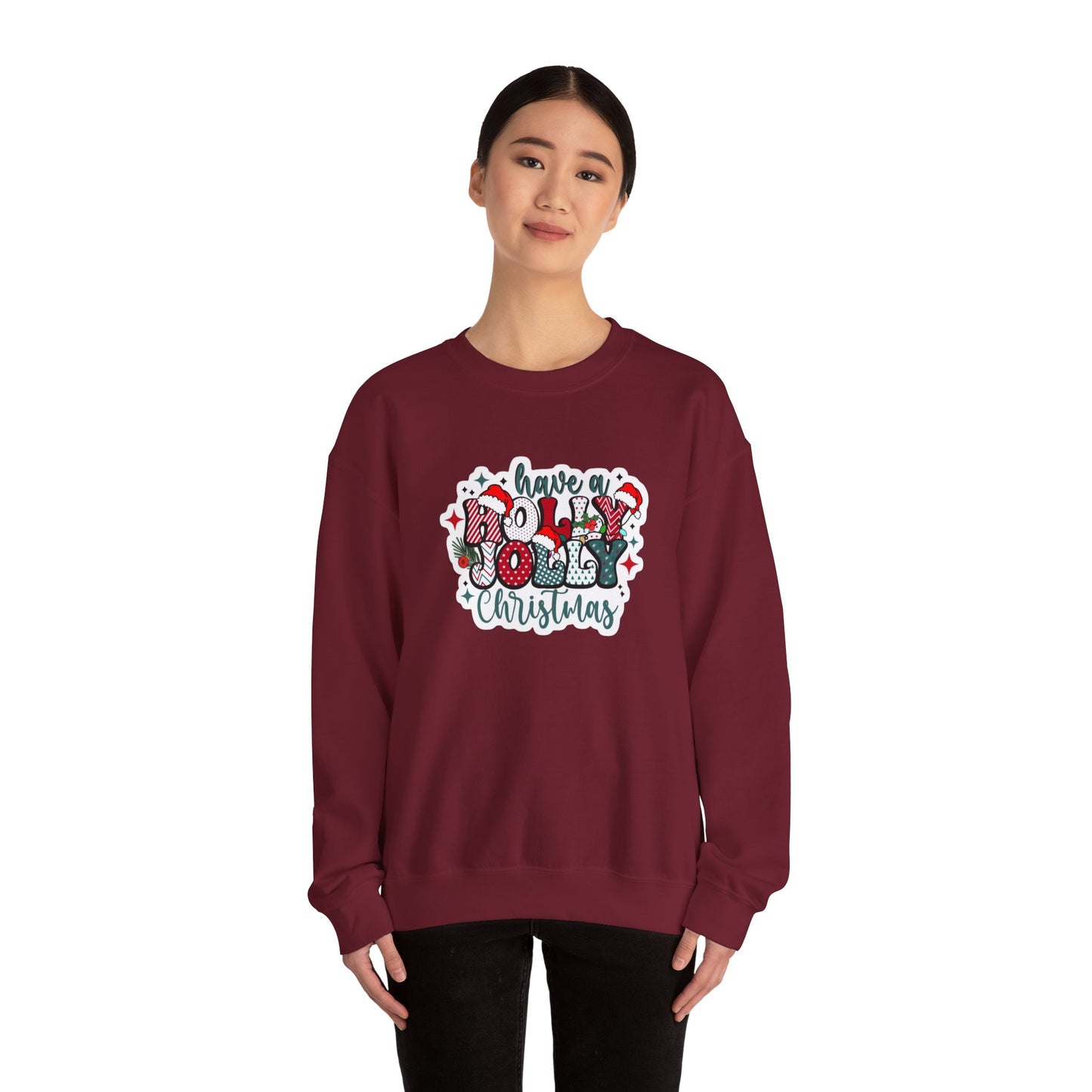 Have a Holly Jolly Christmas Heavy Blend™ Crewneck Sweatshirt