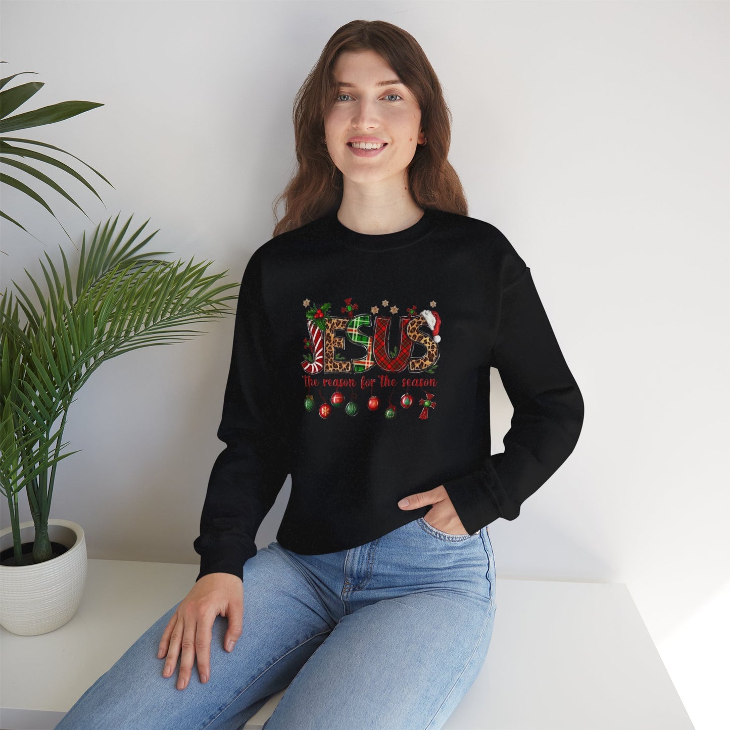 Jesus is the Reason for the Season Heavy Blend™ Crewneck Sweatshirt