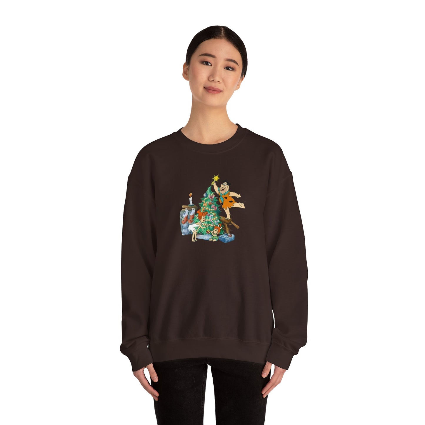 Flinstones Christmas Unisex Heavy Blend™ Crewneck Sweatshirt
