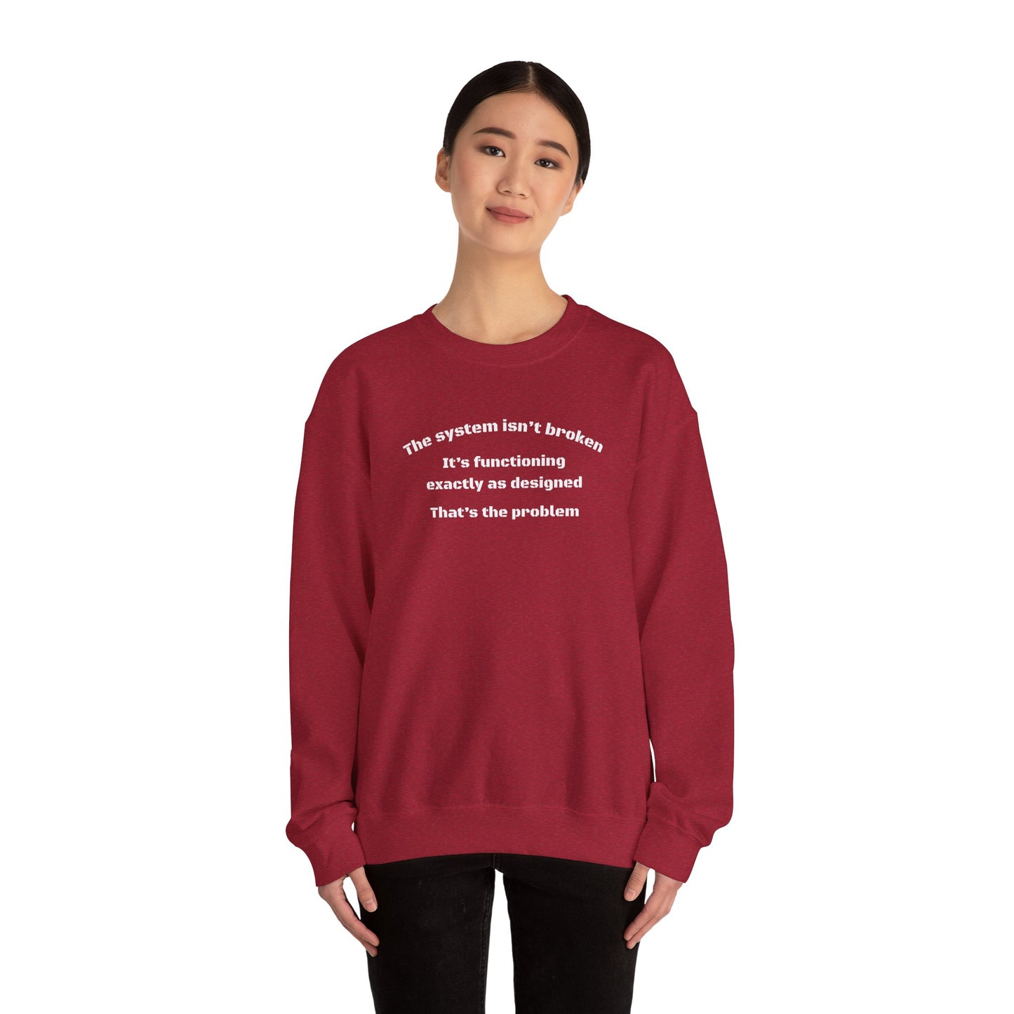 The System Unisex Heavy Blend™ Crewneck Sweatshirt
