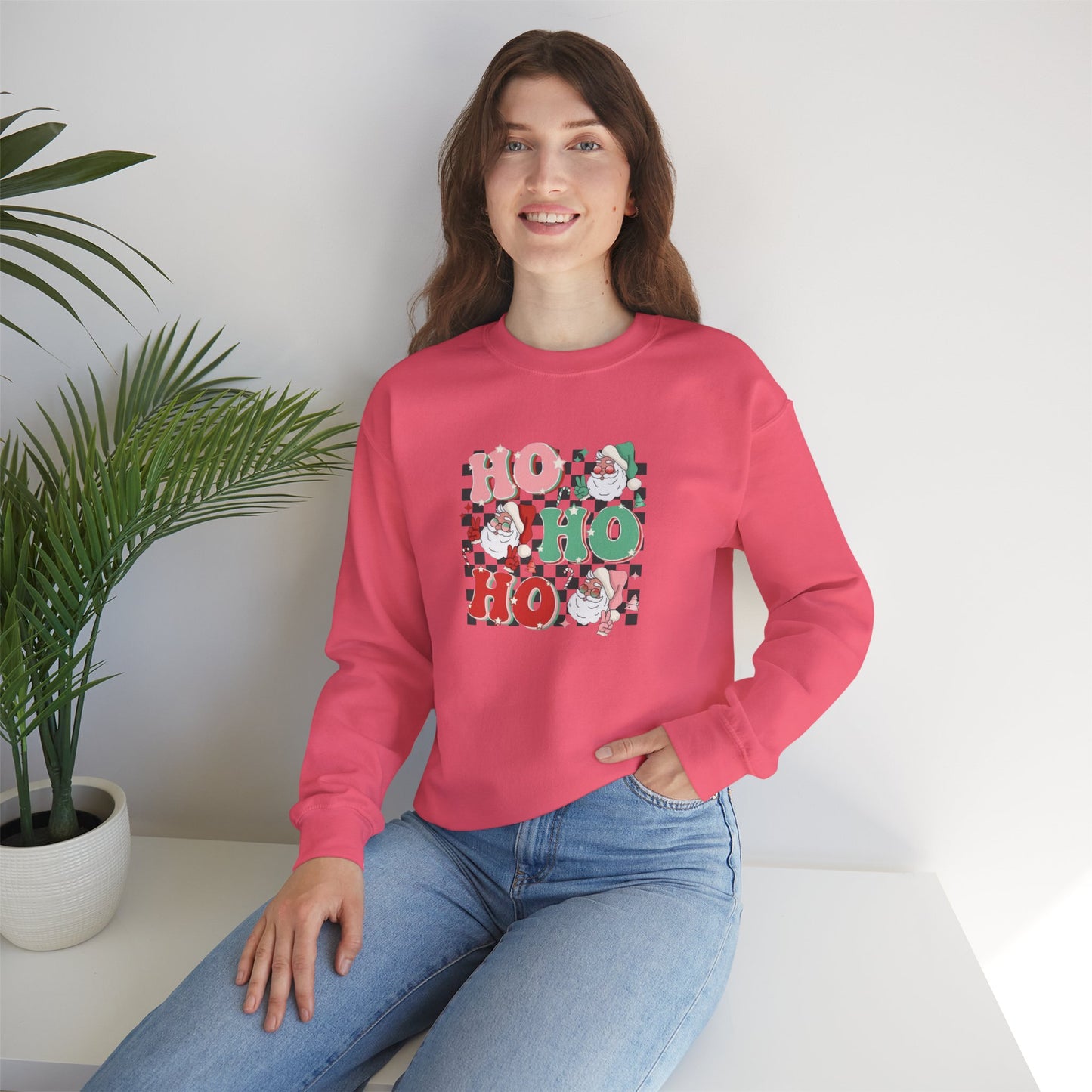 Ho Ho Ho Heavy Blend™ Crewneck Sweatshirt
