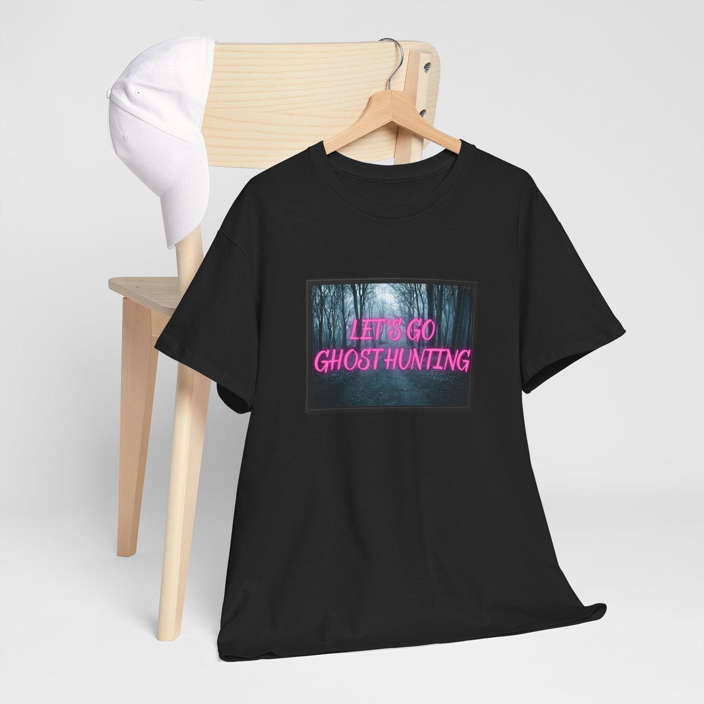 Let's Go Ghost Hunting Unisex Heavy Cotton Tee