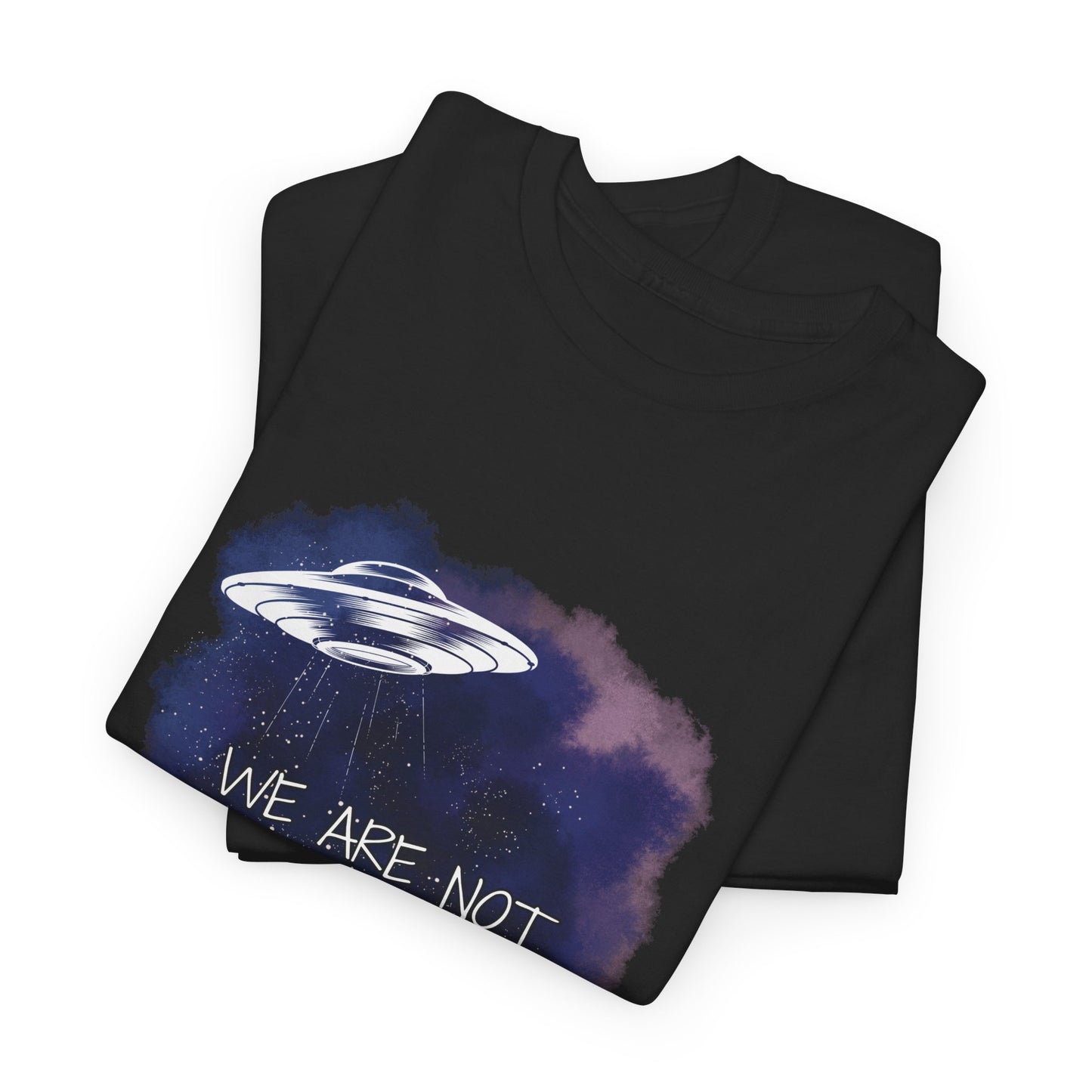 We are not alone Unisex Heavy Cotton Tee